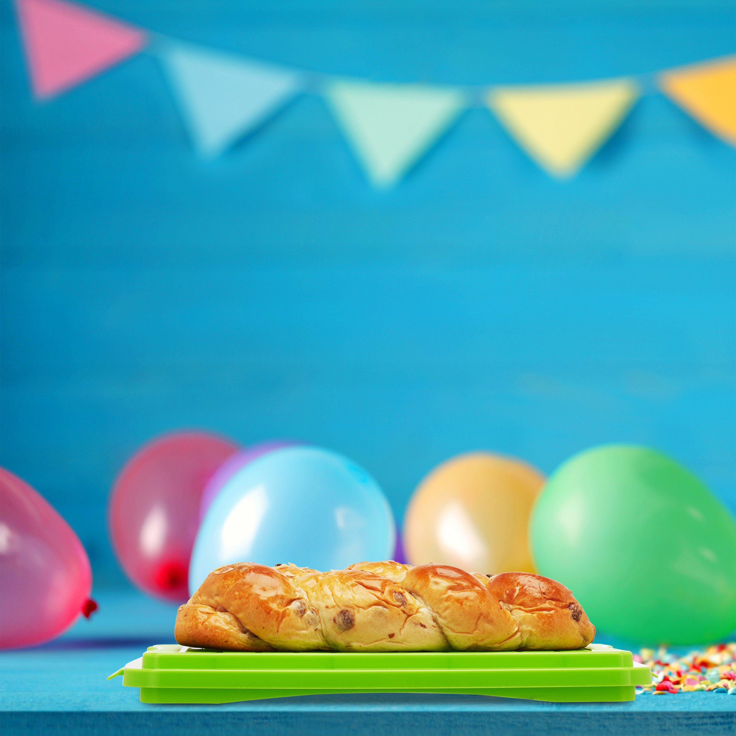 Kuchenbox, Grün Grün relaxdays Transparent Kunststoff, Kuchentransportbox Eckige