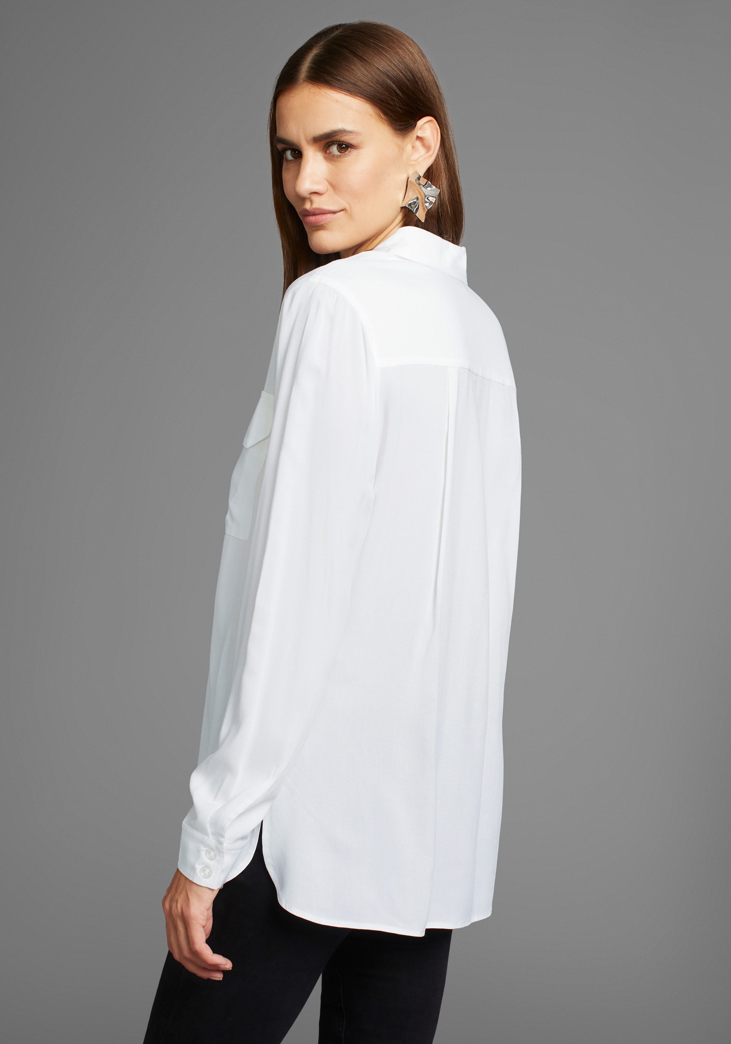 HECHTER PARIS Hemdbluse mit durchgehender Knopfleiste günstig online kaufen