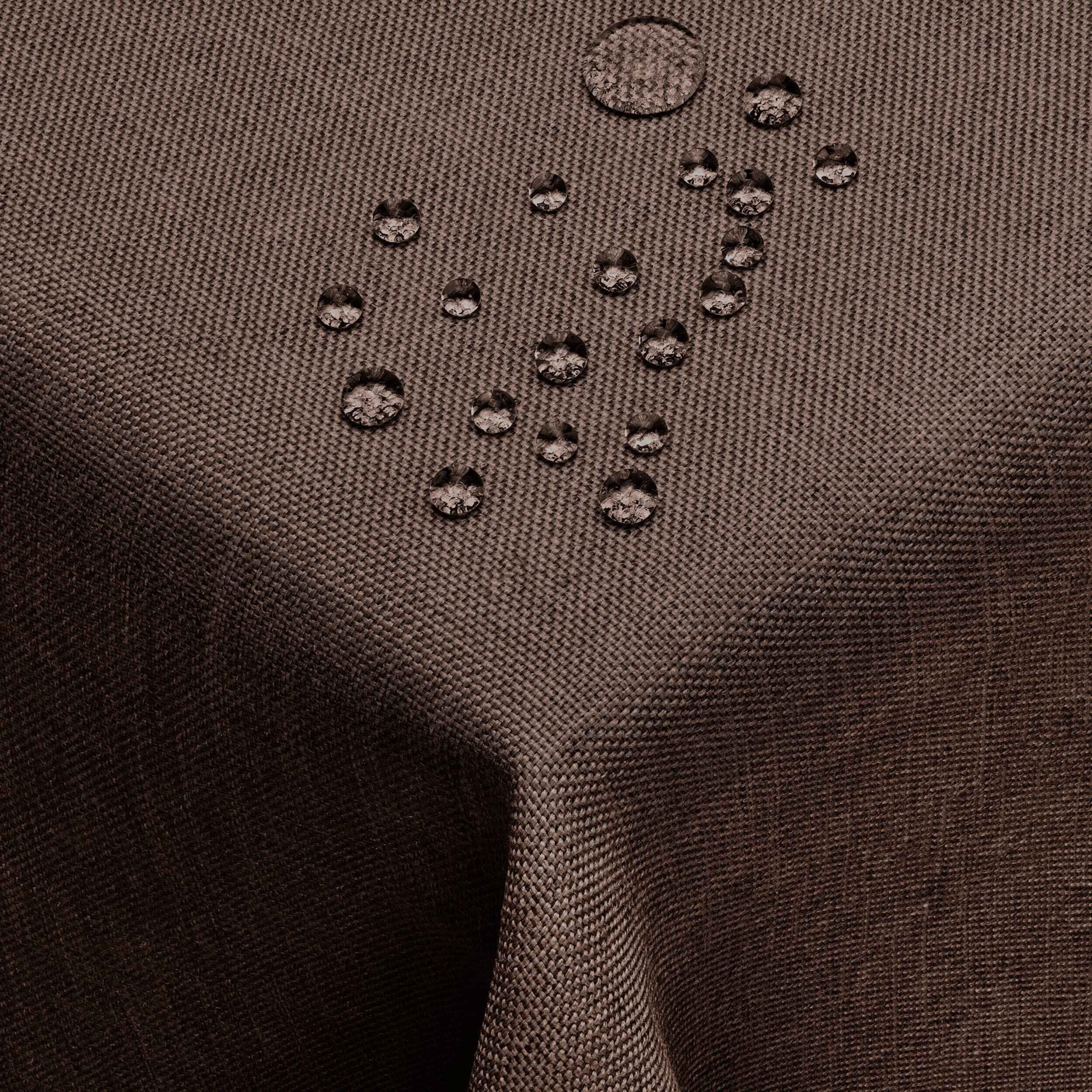 DecoHomeTextil Heimtextilmanufaktur Tischdecke Leinen Optik Tischdecke Tischtuch Abwaschbar Wasserabweisend