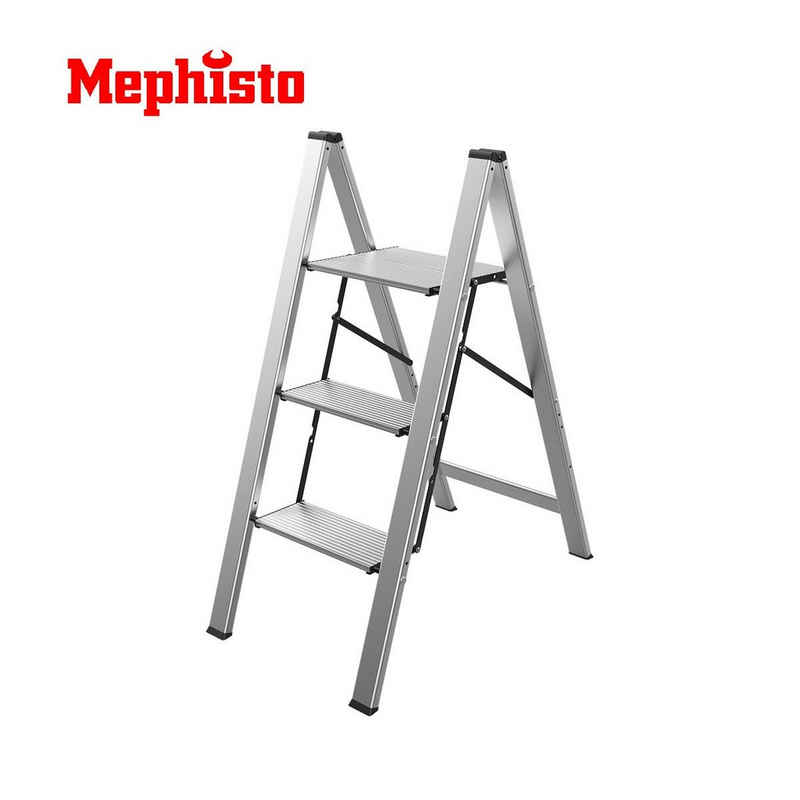 Mephisto-Tools Stehleiter, Trittleiter Klappleiter Stufenleiter Haushaltsleiter flach