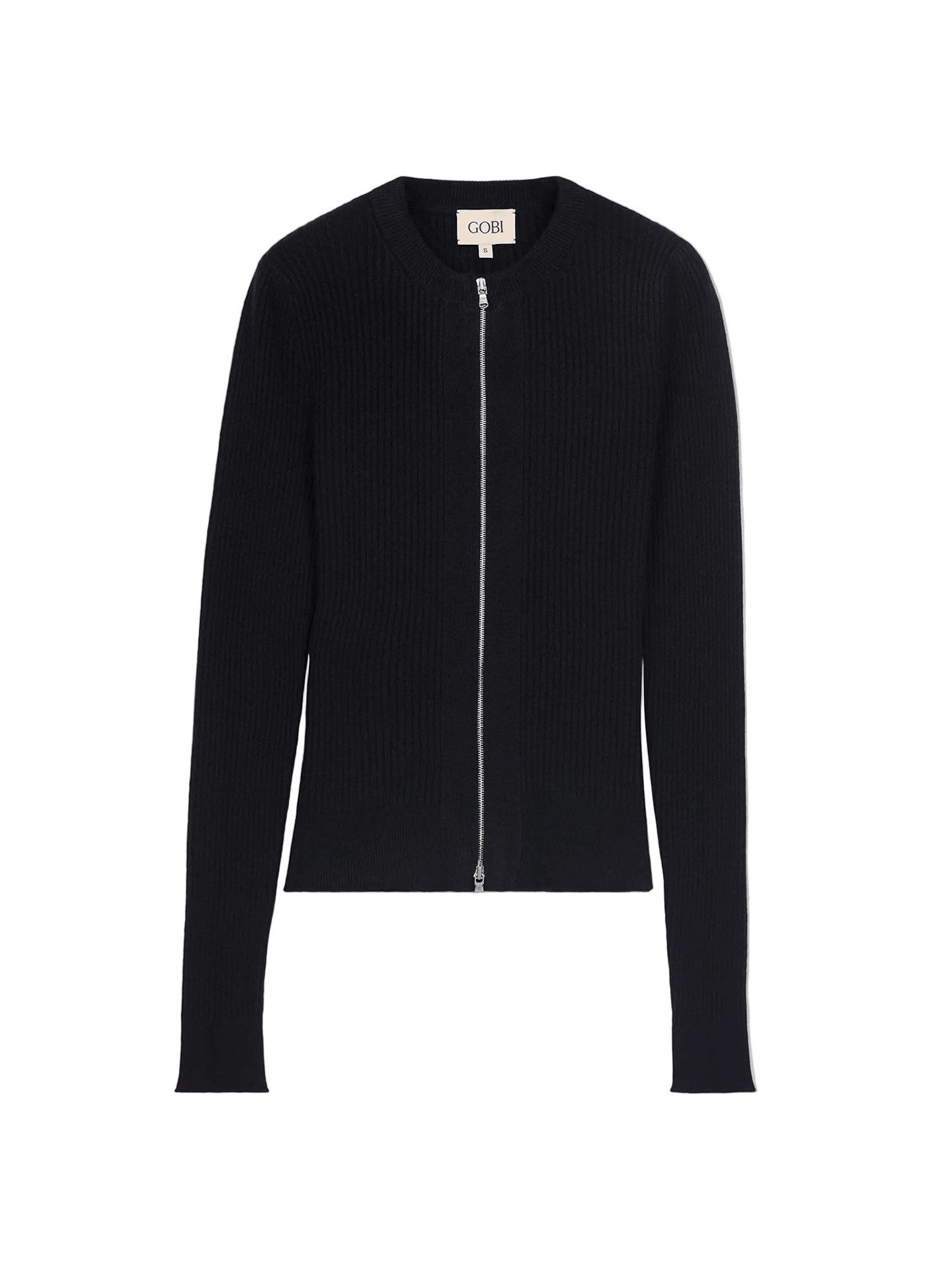 GOBI Cashmere Cardigan Kaschmir-Cardigan mit doppelseitigem Reißverschluss