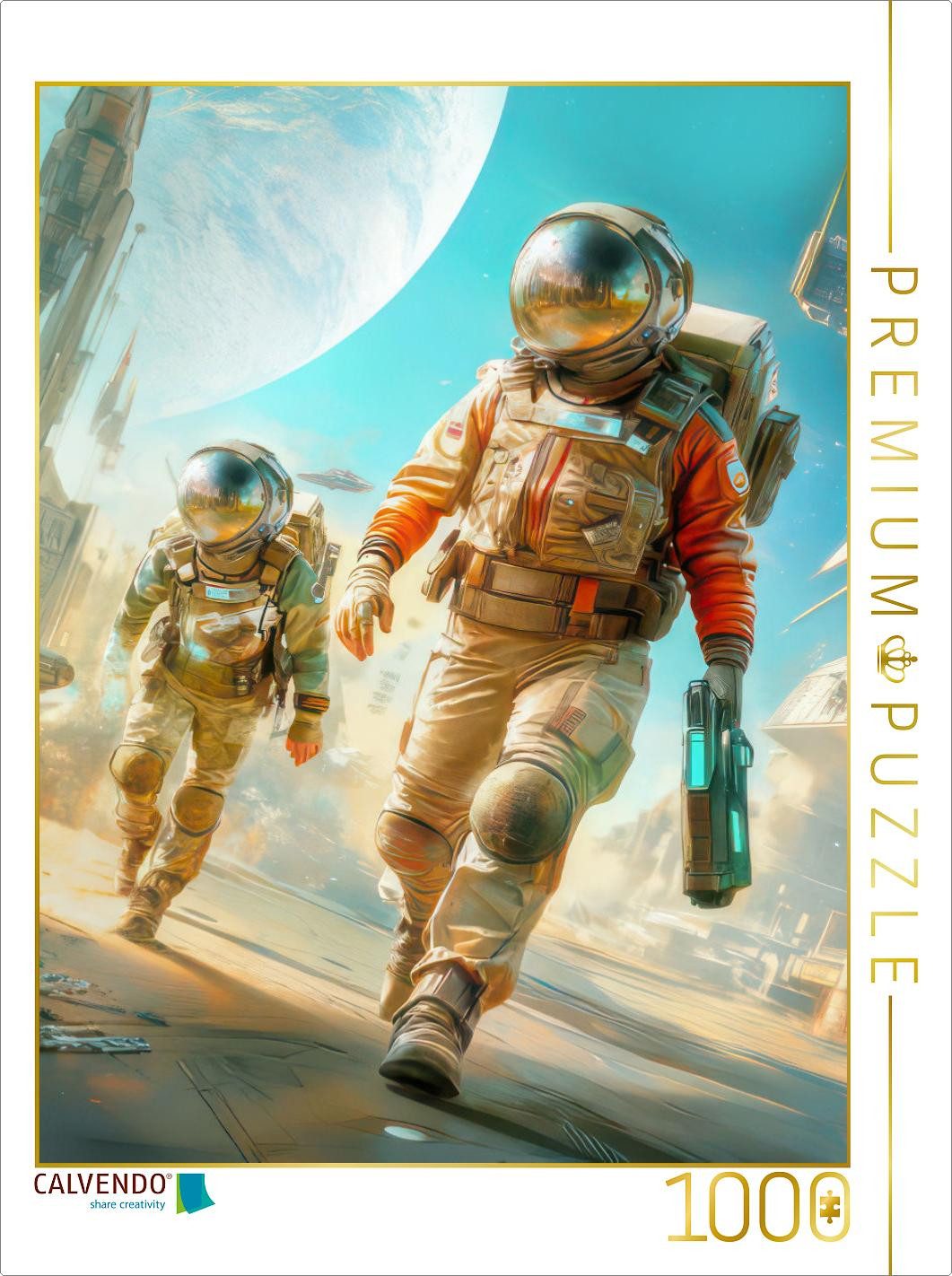 CALVENDO Puzzle CALVENDO Puzzle Science-Fiction-Zukunftsvisionen, 1000 Teile Lege-Grö, 1000 Puzzleteile