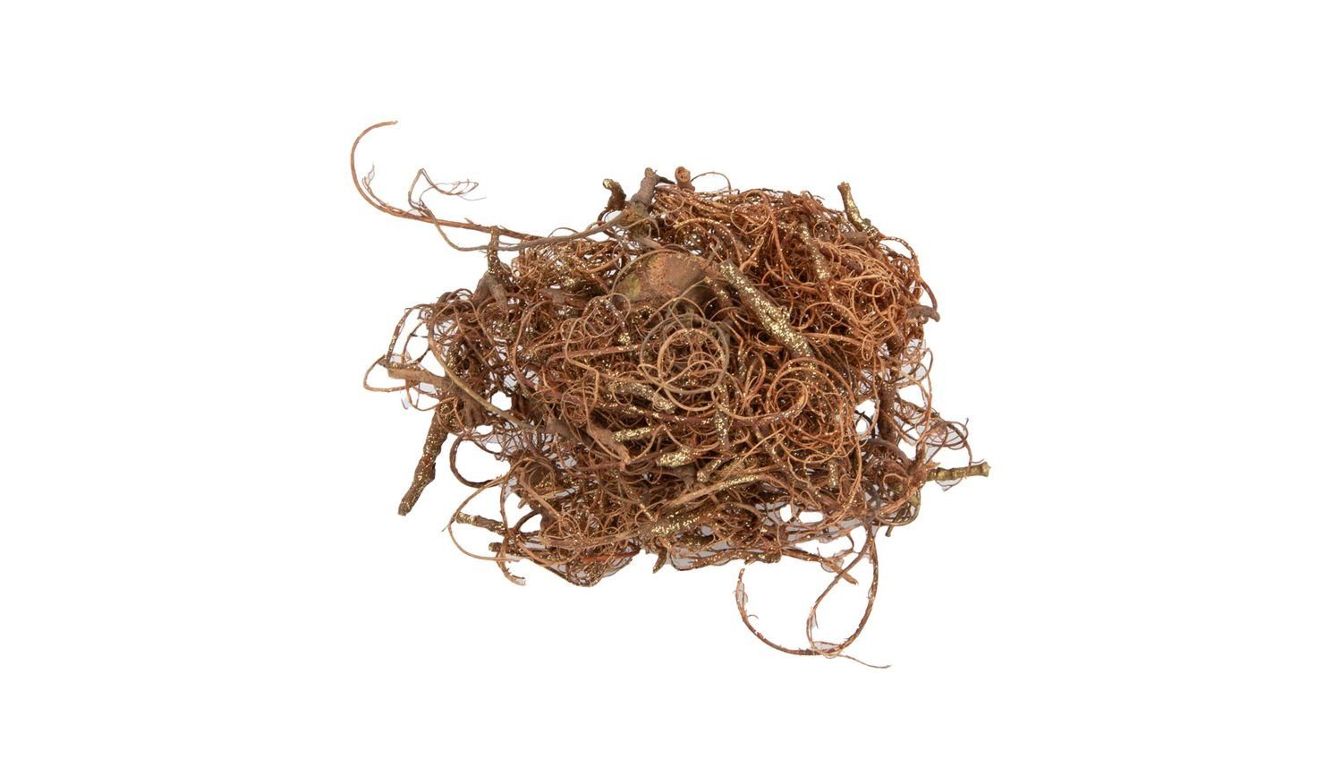 NaDeco Bastelnaturmaterial Curly Moos, Gold, 500 g Tamarindus indica