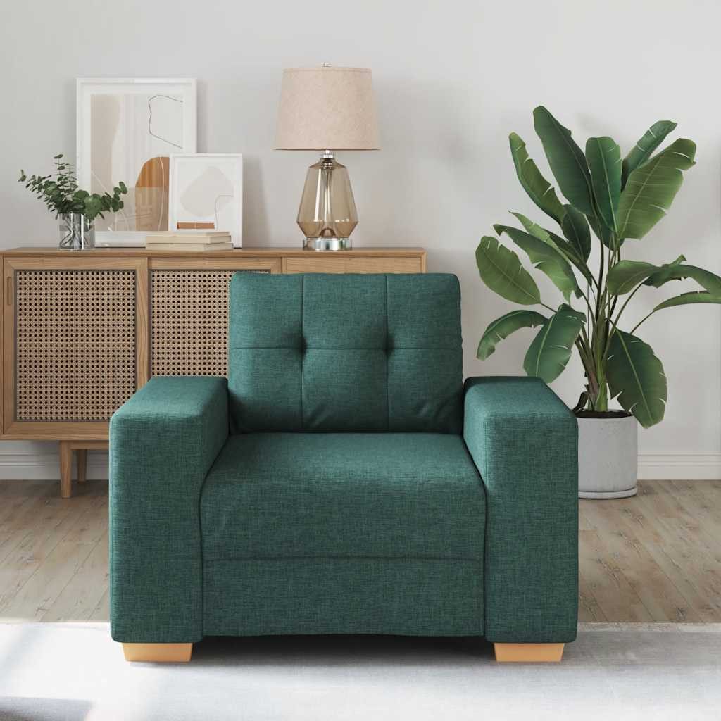 vidaXL Sofa Sofasessel Dunkelgrün 60 cm Stoff günstig online kaufen