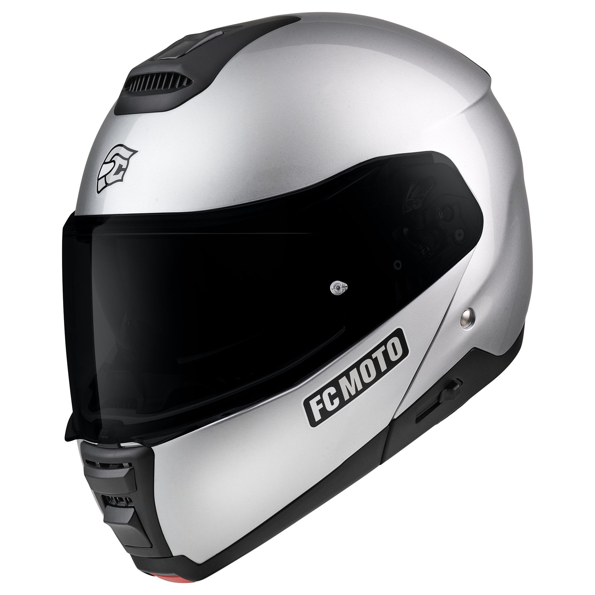 FC-Moto Motorradhelm G-376 Klapphelm, herausnehmbares Innenfutter,integriertes Sonnenvisier