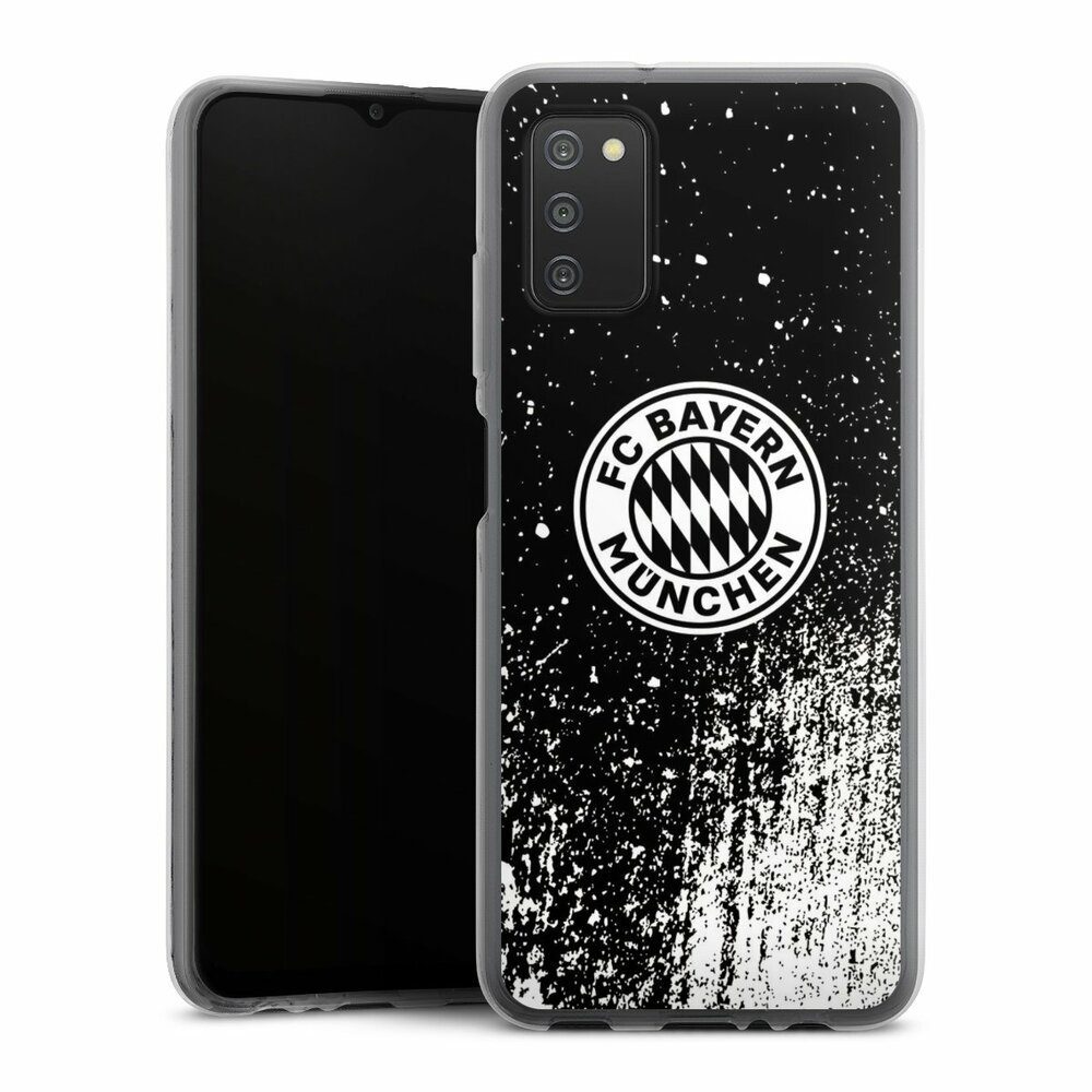 Handyhülle FC Bayern München Offizielles Lizenzprodukt FCB Splatter Schwarz - FCB