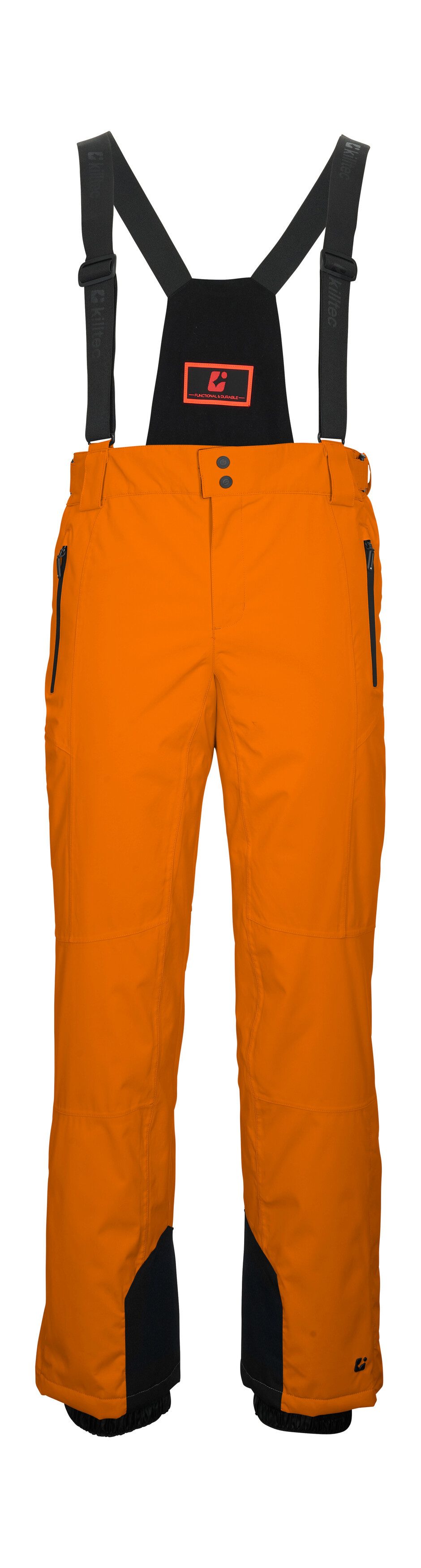 Killtec Skihose KSW 100 MN SKI PNTS Wind- und wasserdichte Skihose mit anpassbaren Trägern