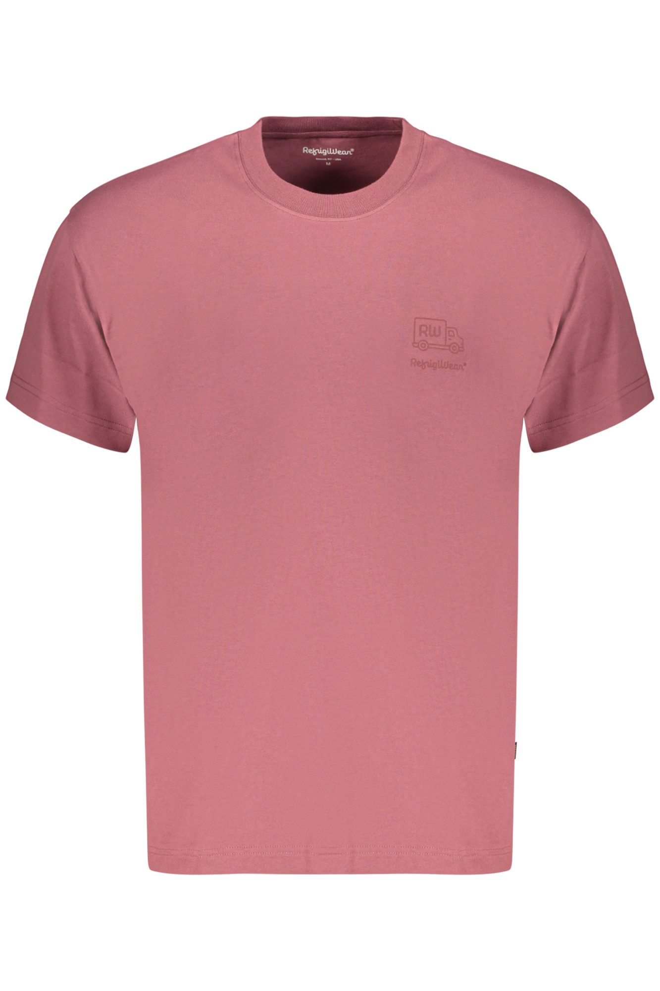 RefrigiWear T-Shirt Lila Kurzarm-T-Shirt Herren - Stilvolles Rundhals