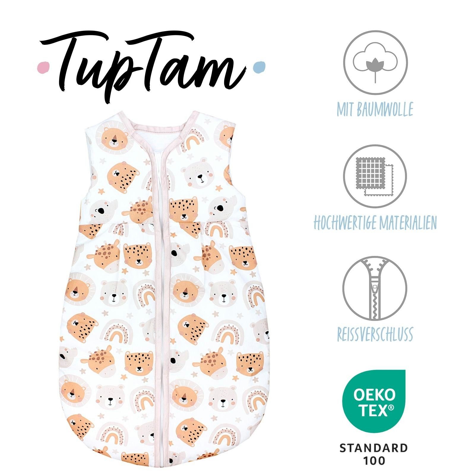 TupTam Babyschlafsack Kugelschlafsack ohne Ärmel 2.5 TOG Ganzjahr – Bild 2 von 5