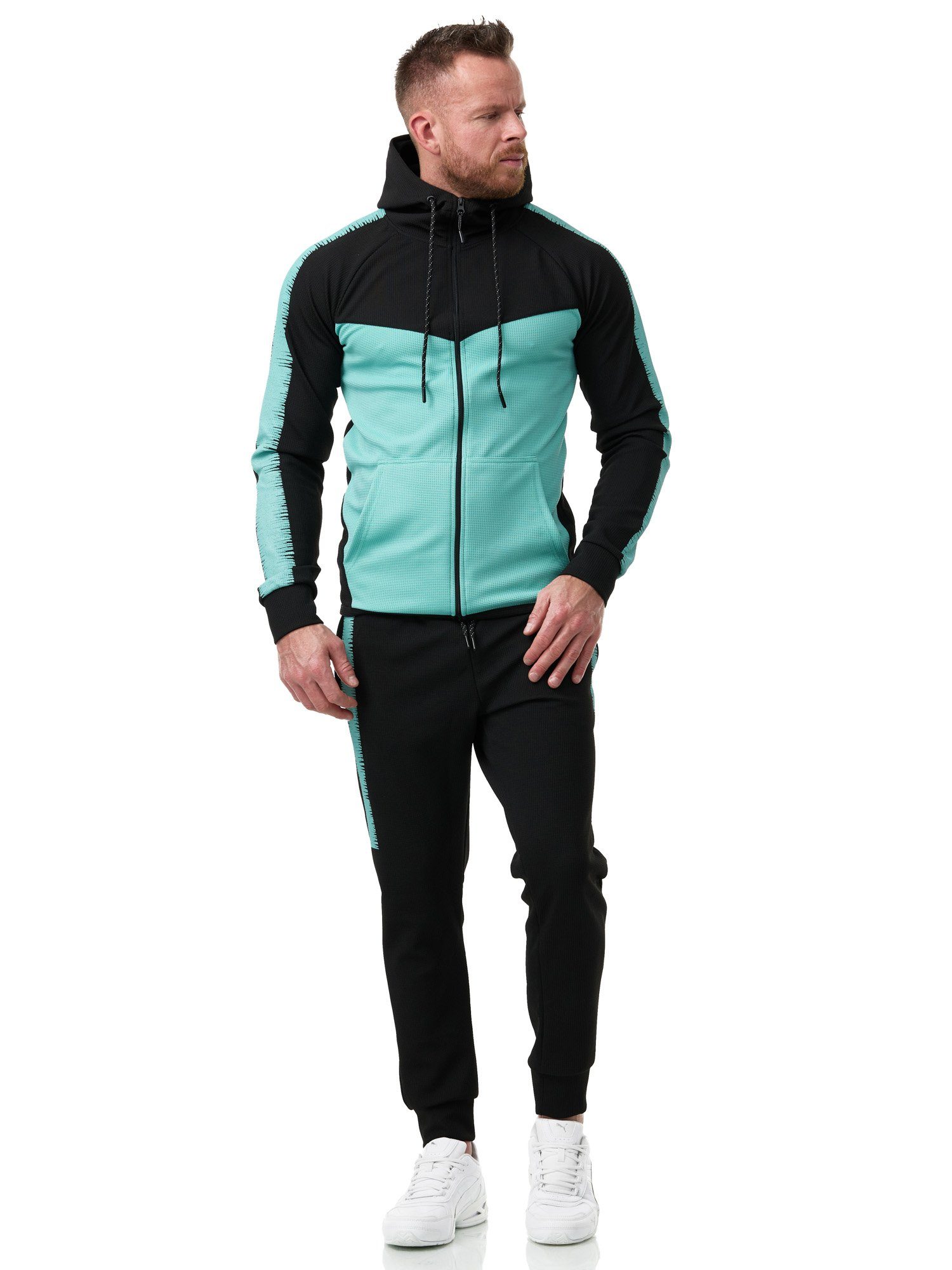 L.gonline Freizeitanzug Herren Jogging-ANZUG, mit Bündchen günstig online kaufen