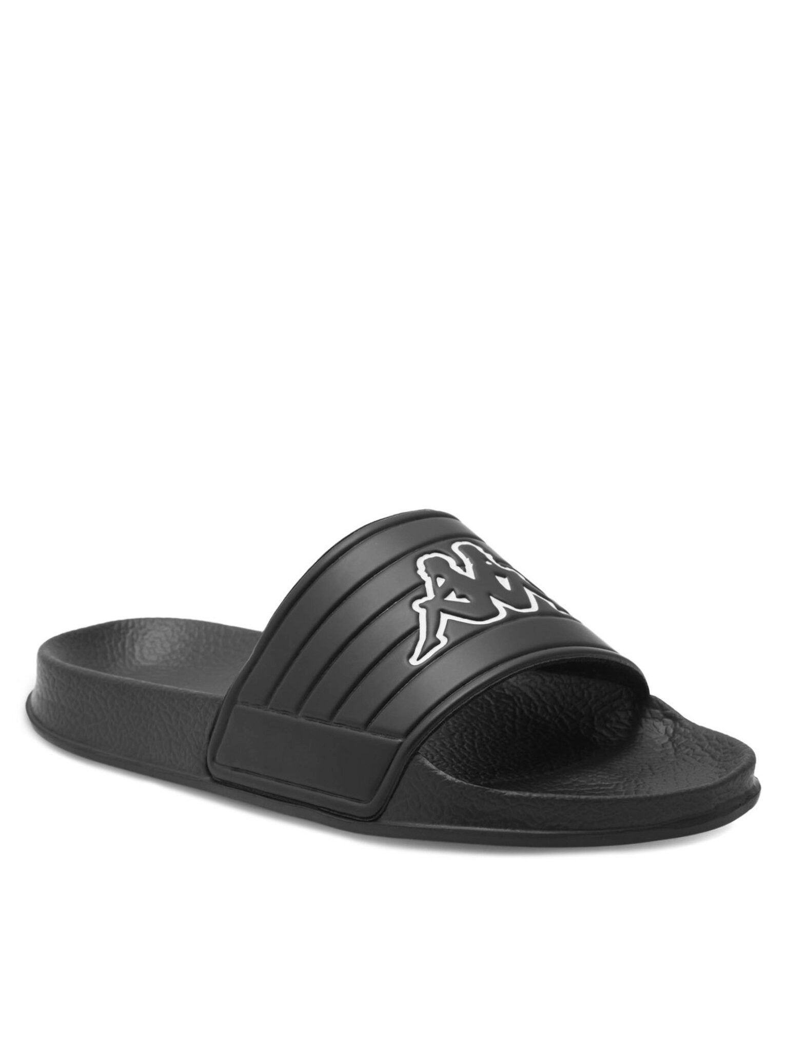 Kappa Pantoletten Damen Logo Noles 361F2UW-911 W Schwarz Pantolette