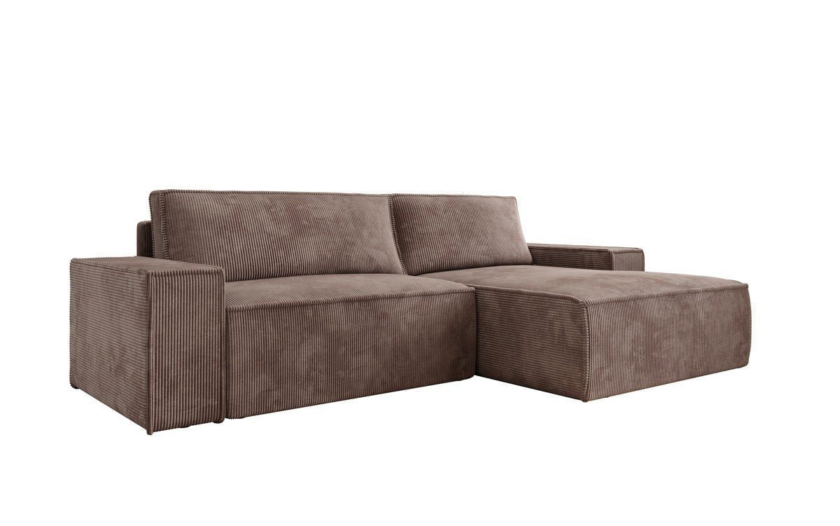 Luxusbetten24 Schlafsofa Designer Sofa Corino in Cord, mit Stauraum und Sch günstig online kaufen