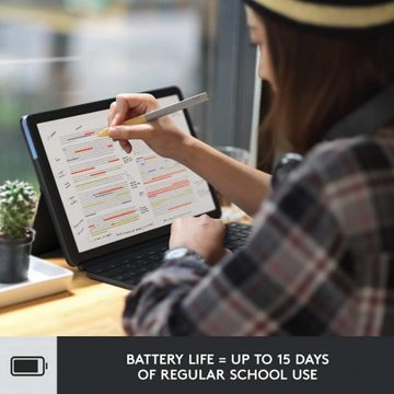 Logitech Eingabestift USI Stylus Eingabestift für Chromebook Pen Touchstift Wiederaufladbar
