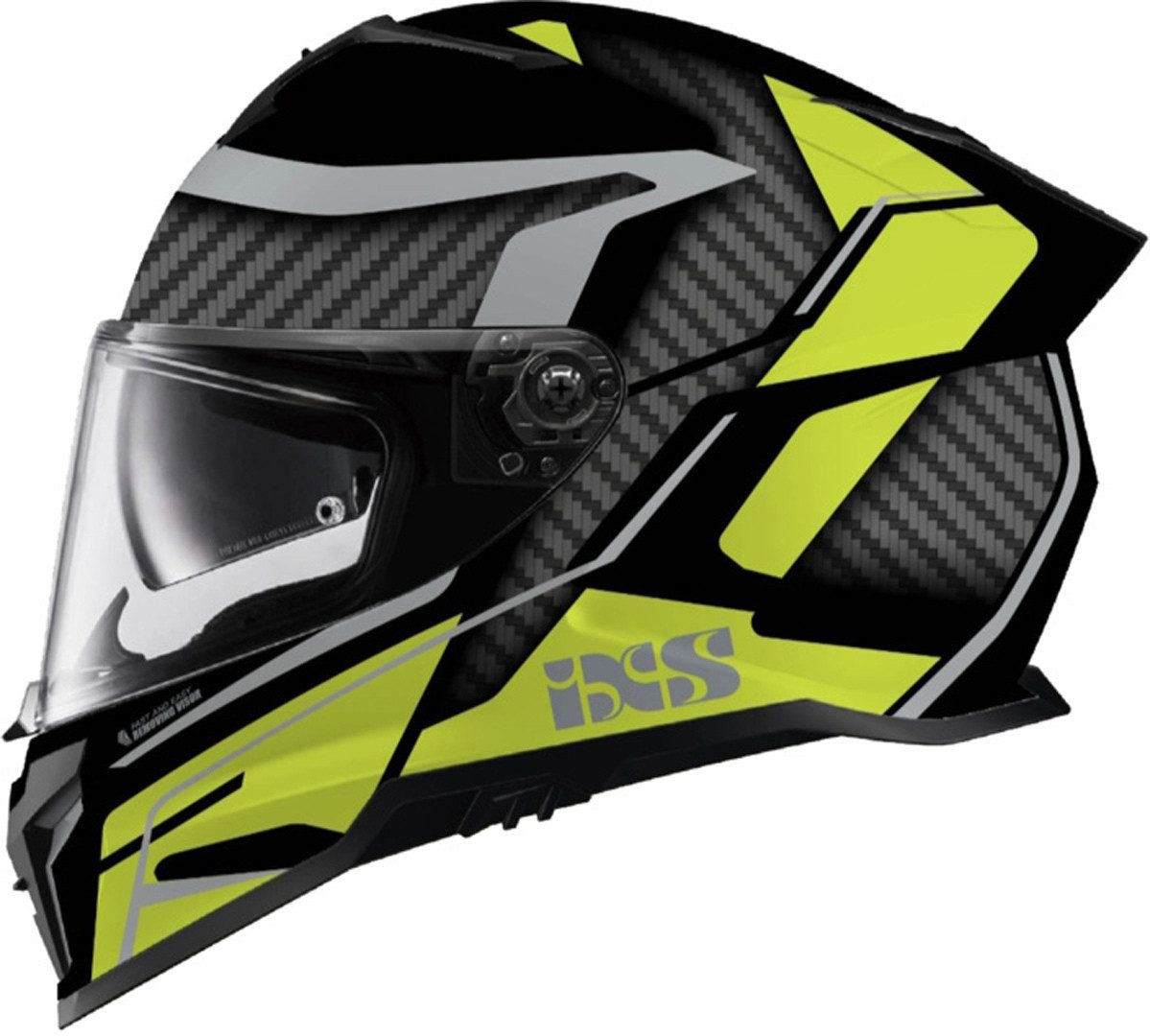 IXS Motorradhelm iXS912 SV 2.0 Blade Helm, integriertes Sonnenvisier
