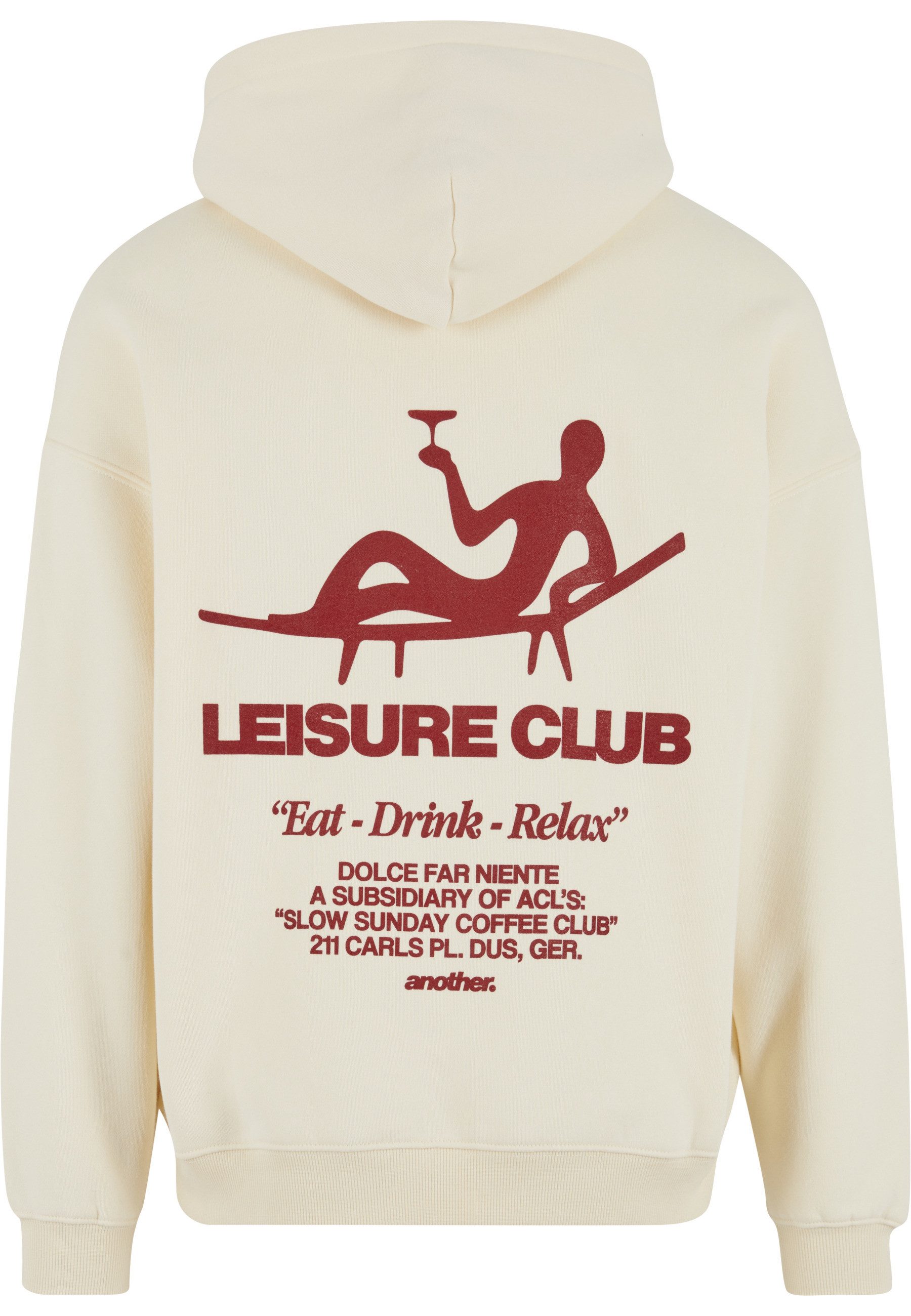 Another Cotton Lab Kapuzensweatshirt Another Cotton Lab Leisure Club Oversized Hoodie (1-tlg)
