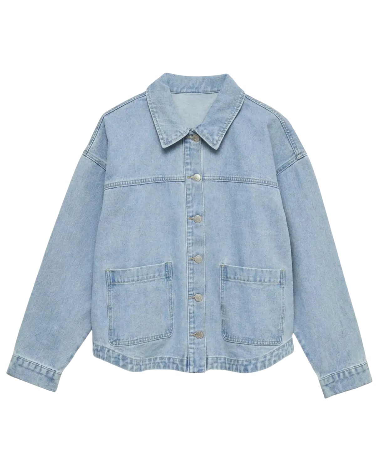 Vero Moda Jeansjacke Denim-Shacket im Oversize-Look günstig online kaufen