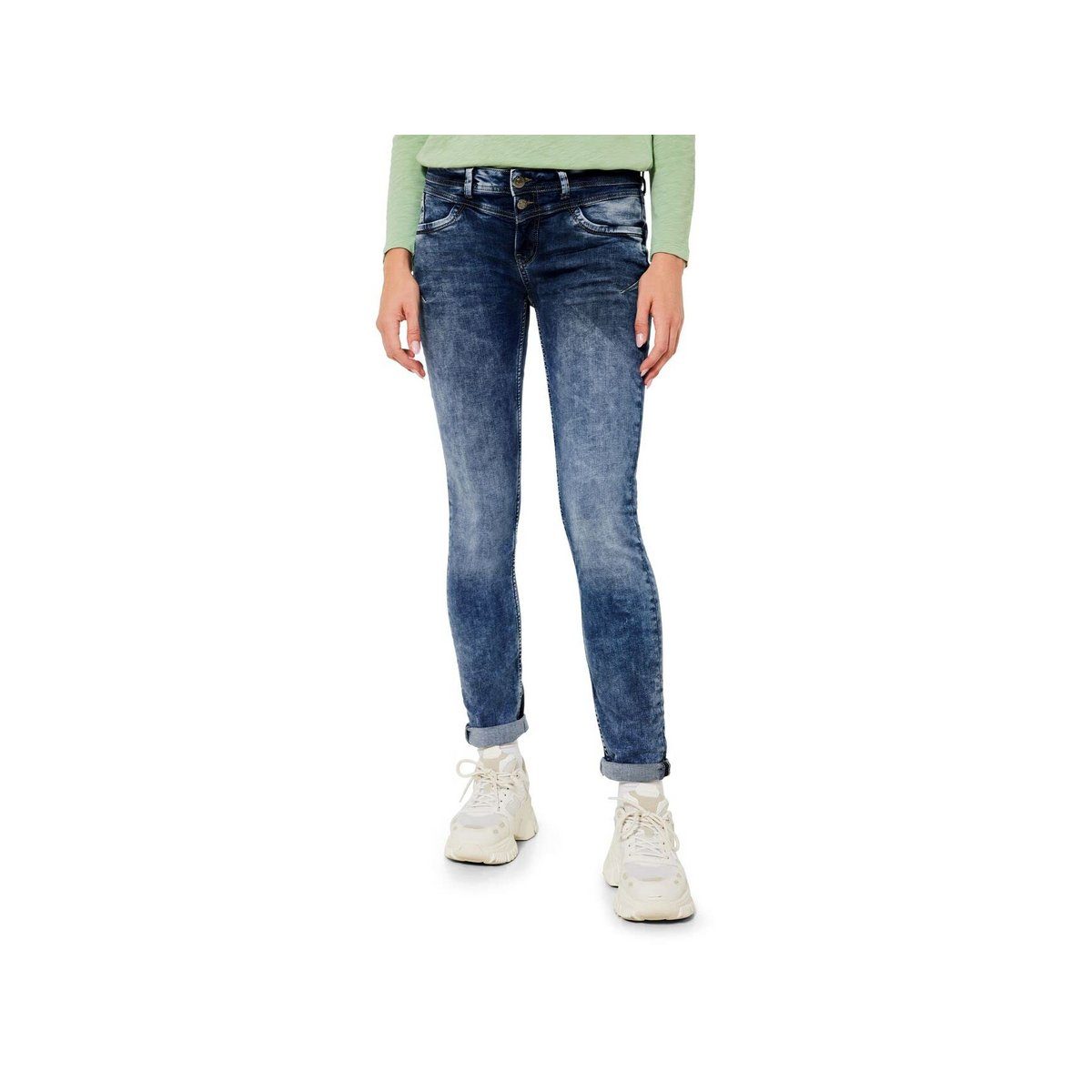 5-Pocket-Jeans ONE blau STREET (1-tlg)