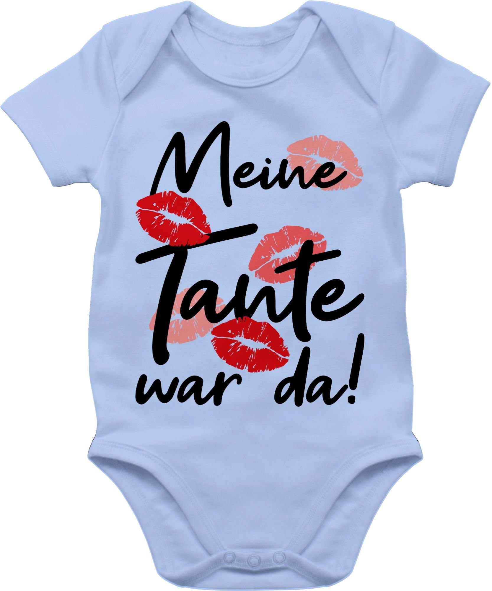 Shirtbody Meine Tante war da - schwarz