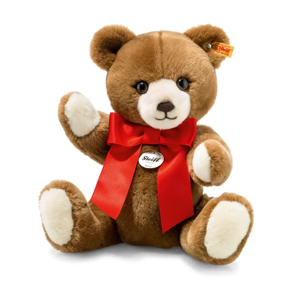 Steiff Kuscheltier Steiff Teddybär Petsy, caramel, 28 cm