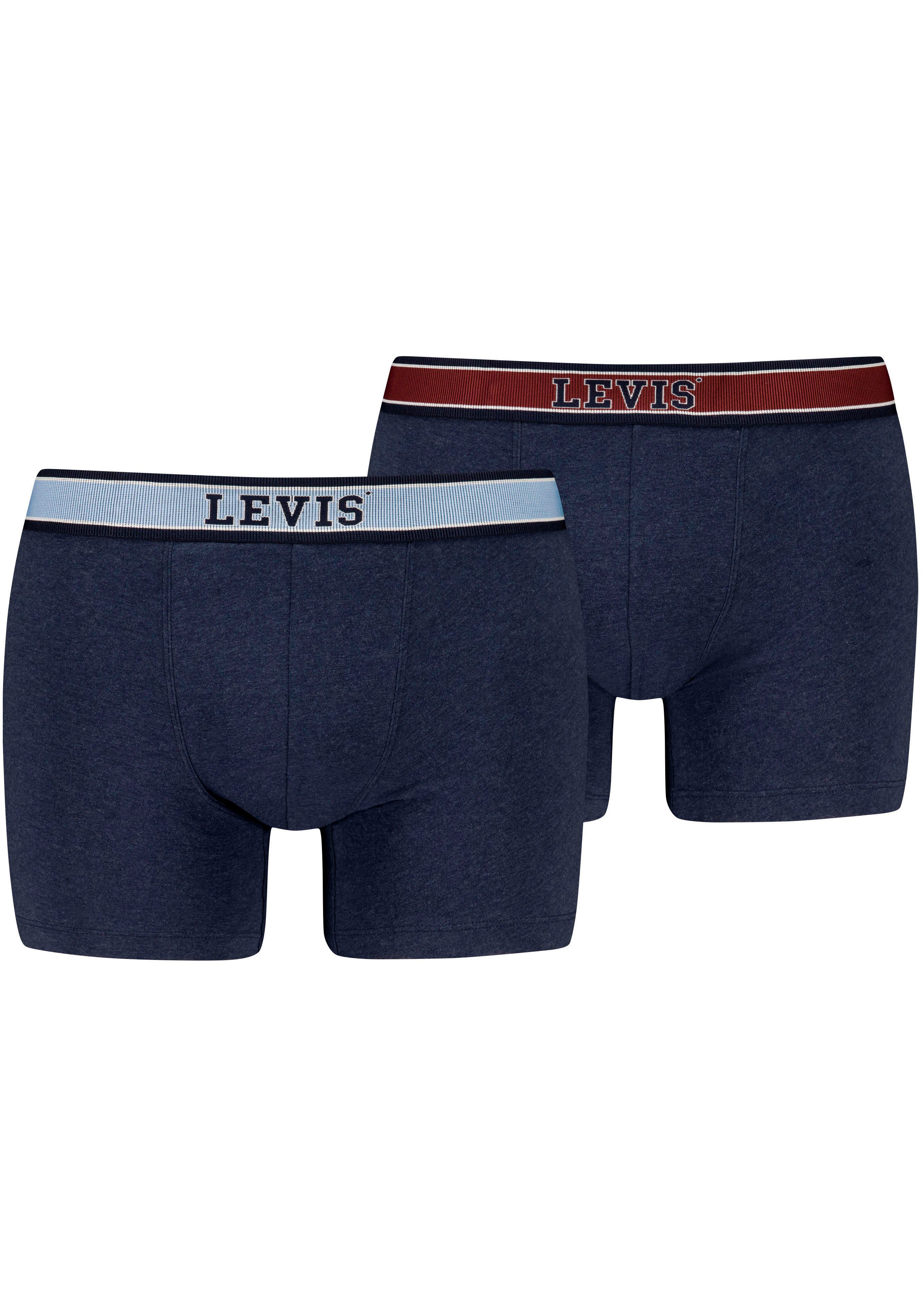 Levi's® Boxer (2er-Pack) mit kontrastreichem Logobund günstig online kaufen