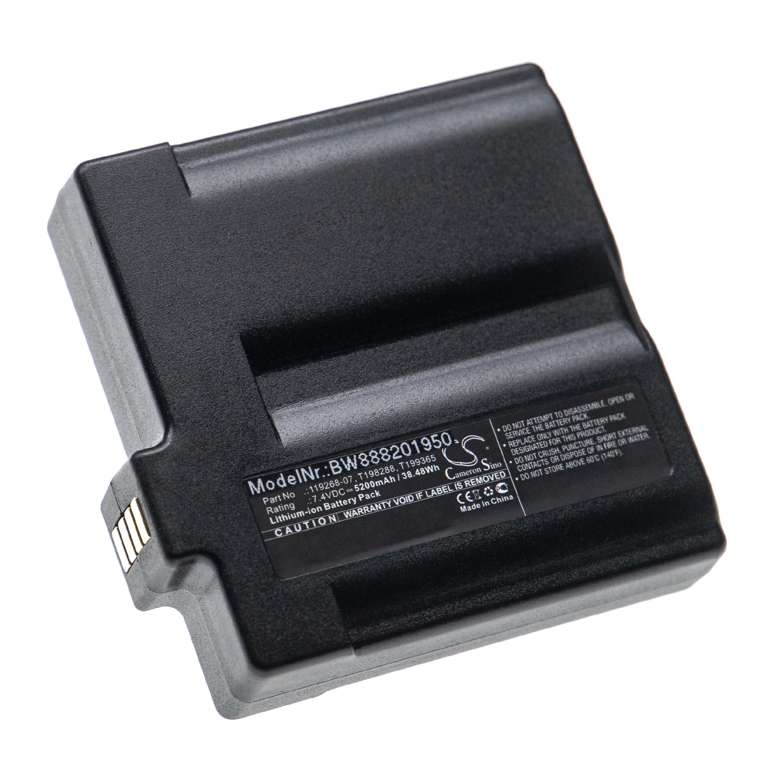 vhbw Ersatz für Flir 119268-07, 1195268-02, 1195268-06, 1195268-07, Akku 5200 mAh