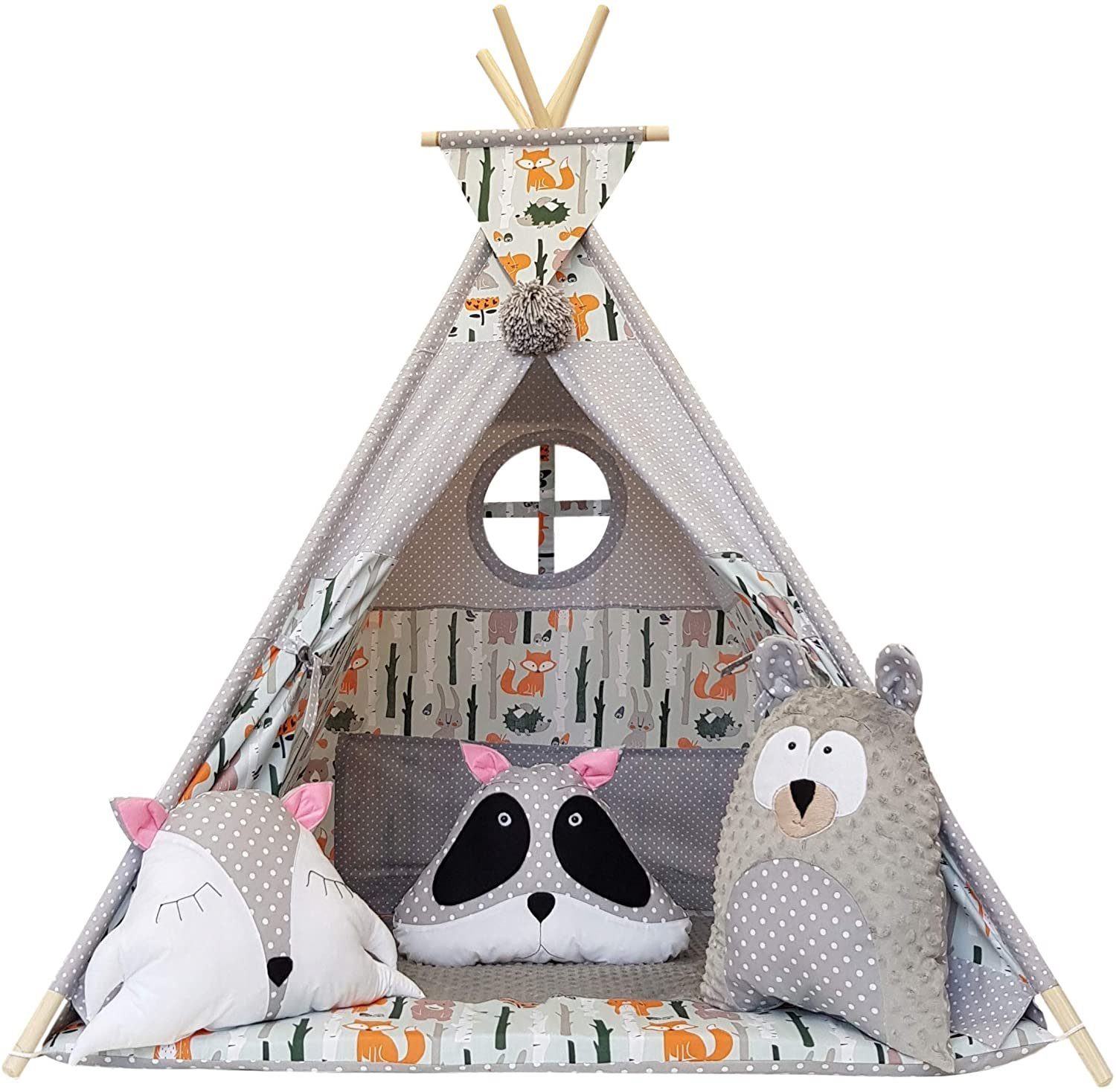 Spielzelt Tipi, Kinder Spielzelt Zelt, Tipizelt, VERSCHIEDENE MUSTER