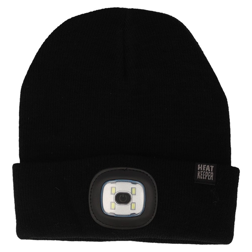 Heatkeeper Strickmütze Heatkeeper mit wiederaufladbarer, abnehmbaren LED-Leuchte für dunkle Jahreszeiten