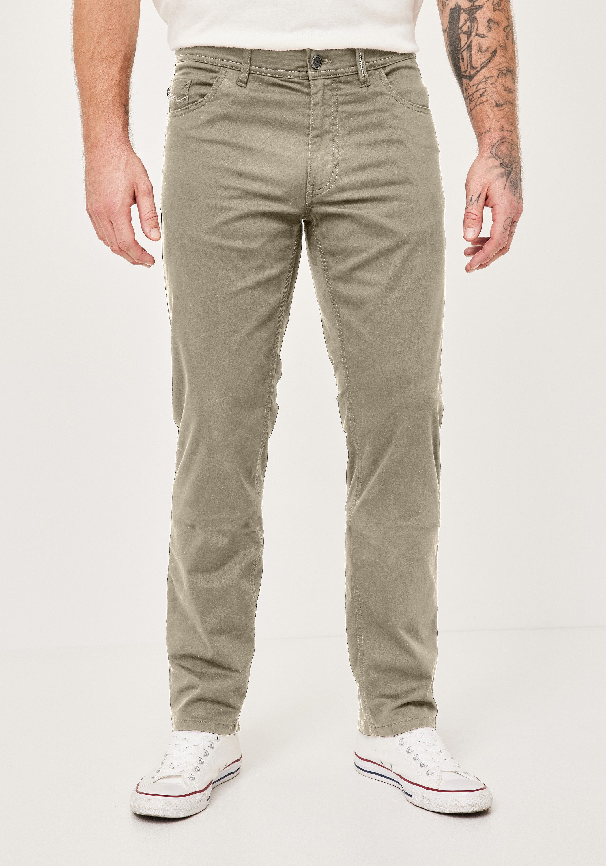 Redpoint Stoffhose MONTREAL Regular Fit 5-Pocket Hose mit elastischem Bund günstig online kaufen