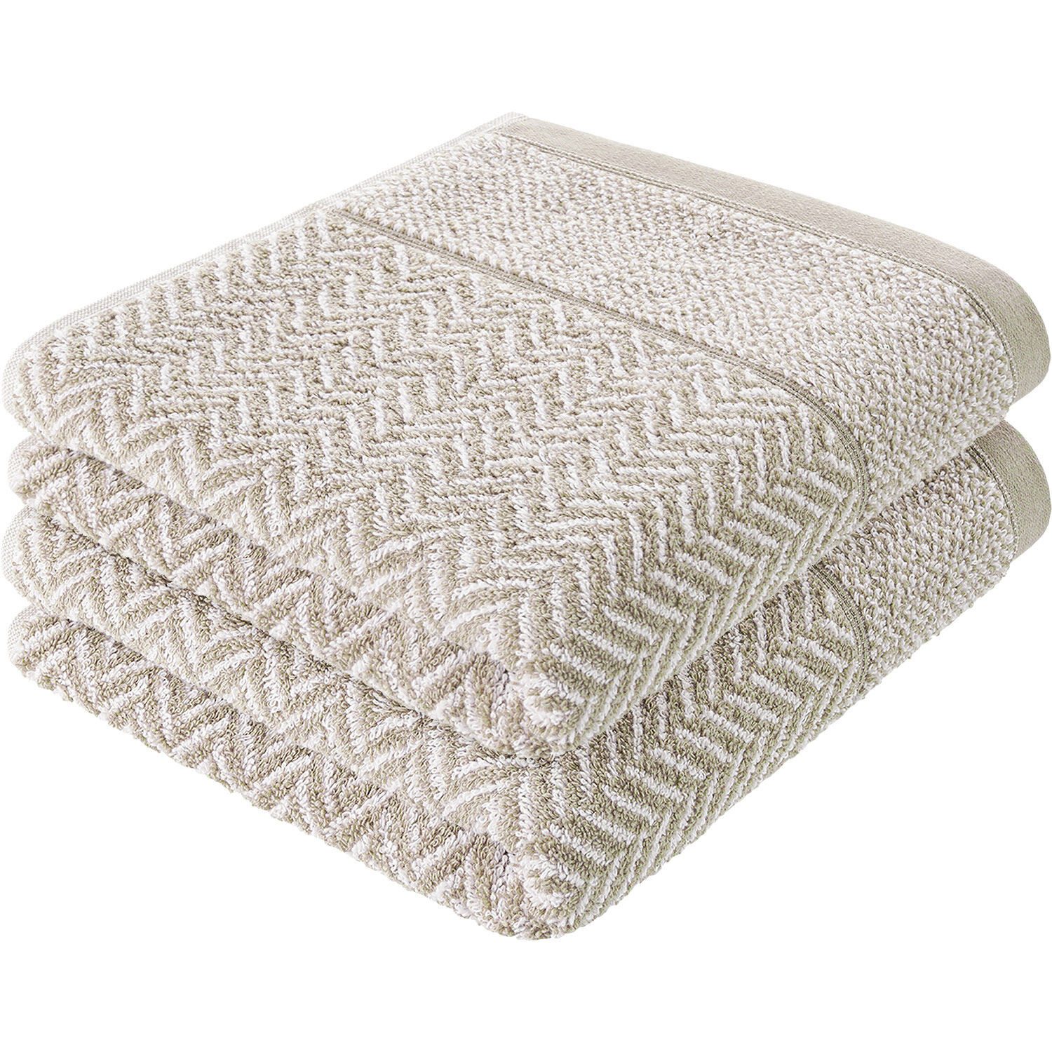 Herzbach Home Duschtücher Italiana, (2-St), 2er günstig online kaufen