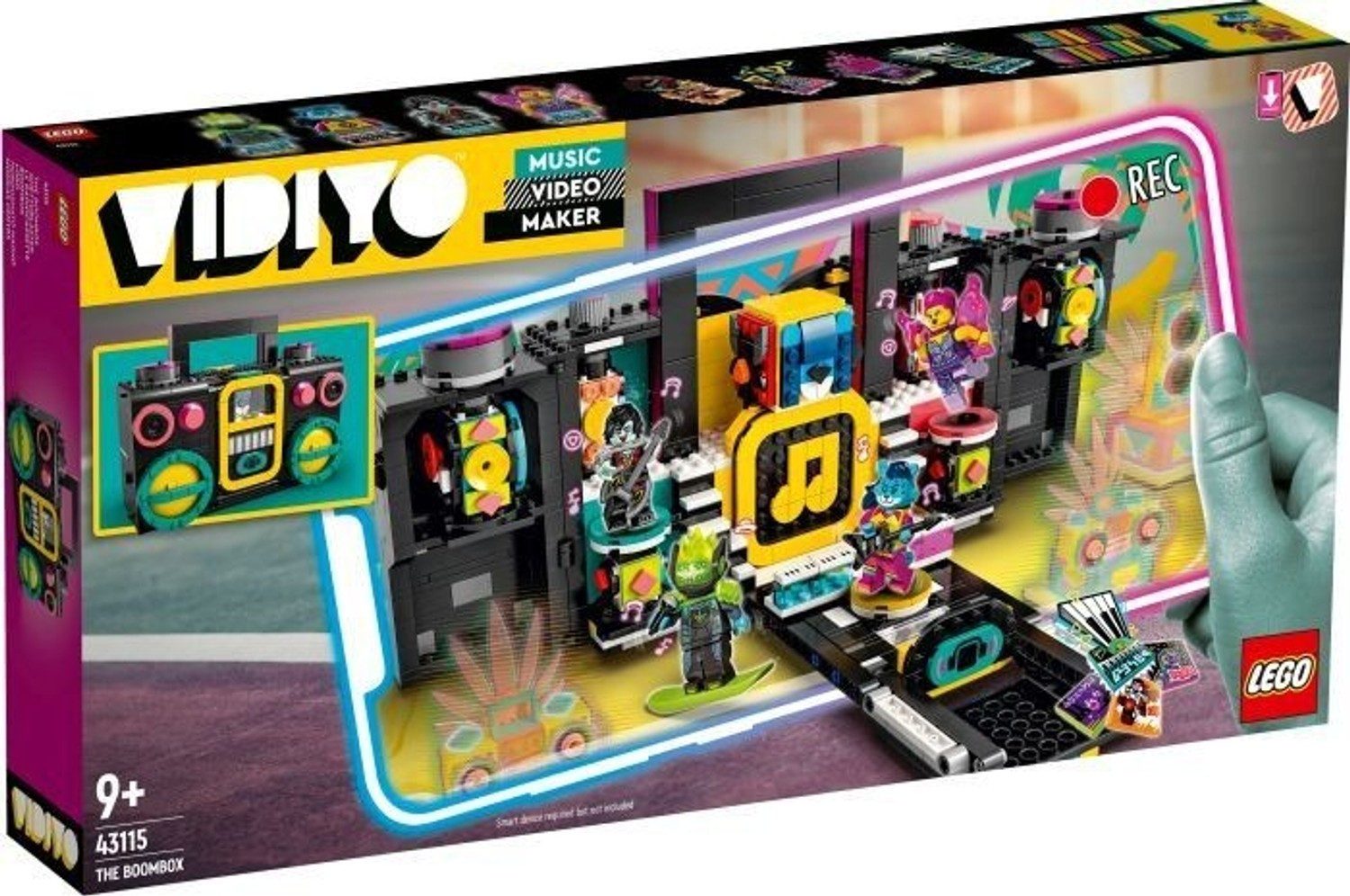 LEGO® VIDIYO Boombox Konstruktionsspielsteine, (Boombox, Klemmbausteine), Made in Europe