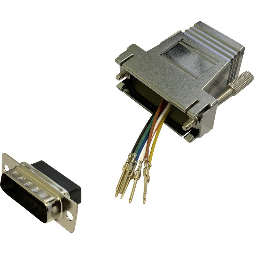 Kabelzubehör BKL Electronic 10121123 Adapter D-SUB-Stecker 15pol. - RJ45-Buchse 1