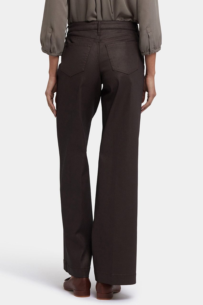 NYDJ Weite Jeans Coated Teresa Wide Leg Jeans