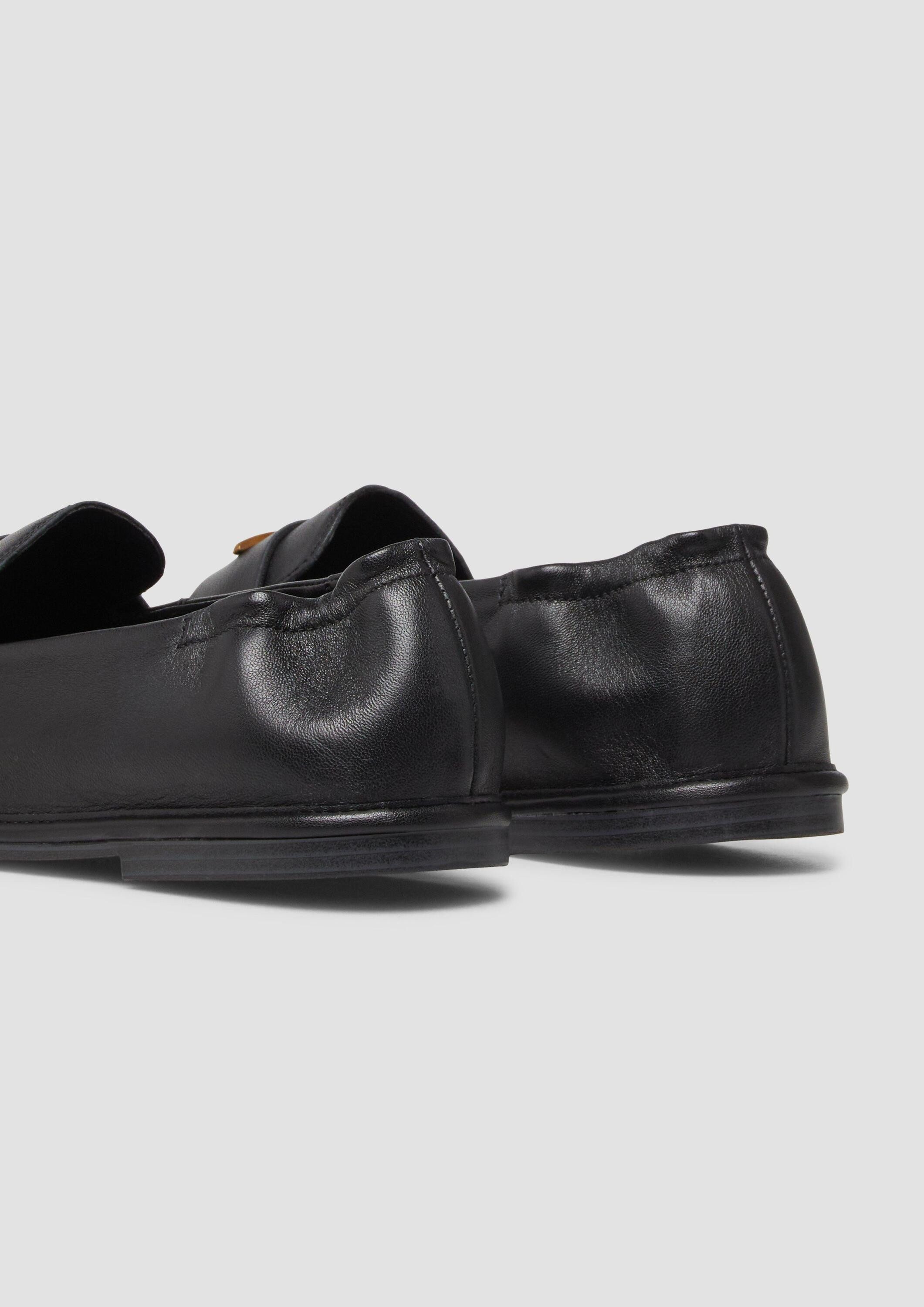 s.Oliver Slipper Schnürschuh Leder-Loafer mit dekorativem Detail