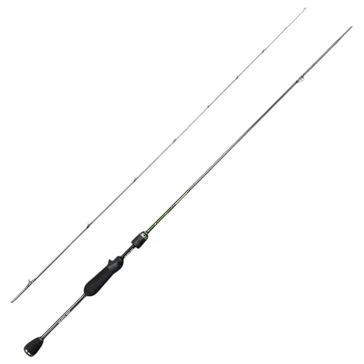 Hearty Rise Spinnrute Hearty Rise Baitcastrute Laiquendi Forellenrute 662UL 1,98m 0,7-7g, (2-tlg)