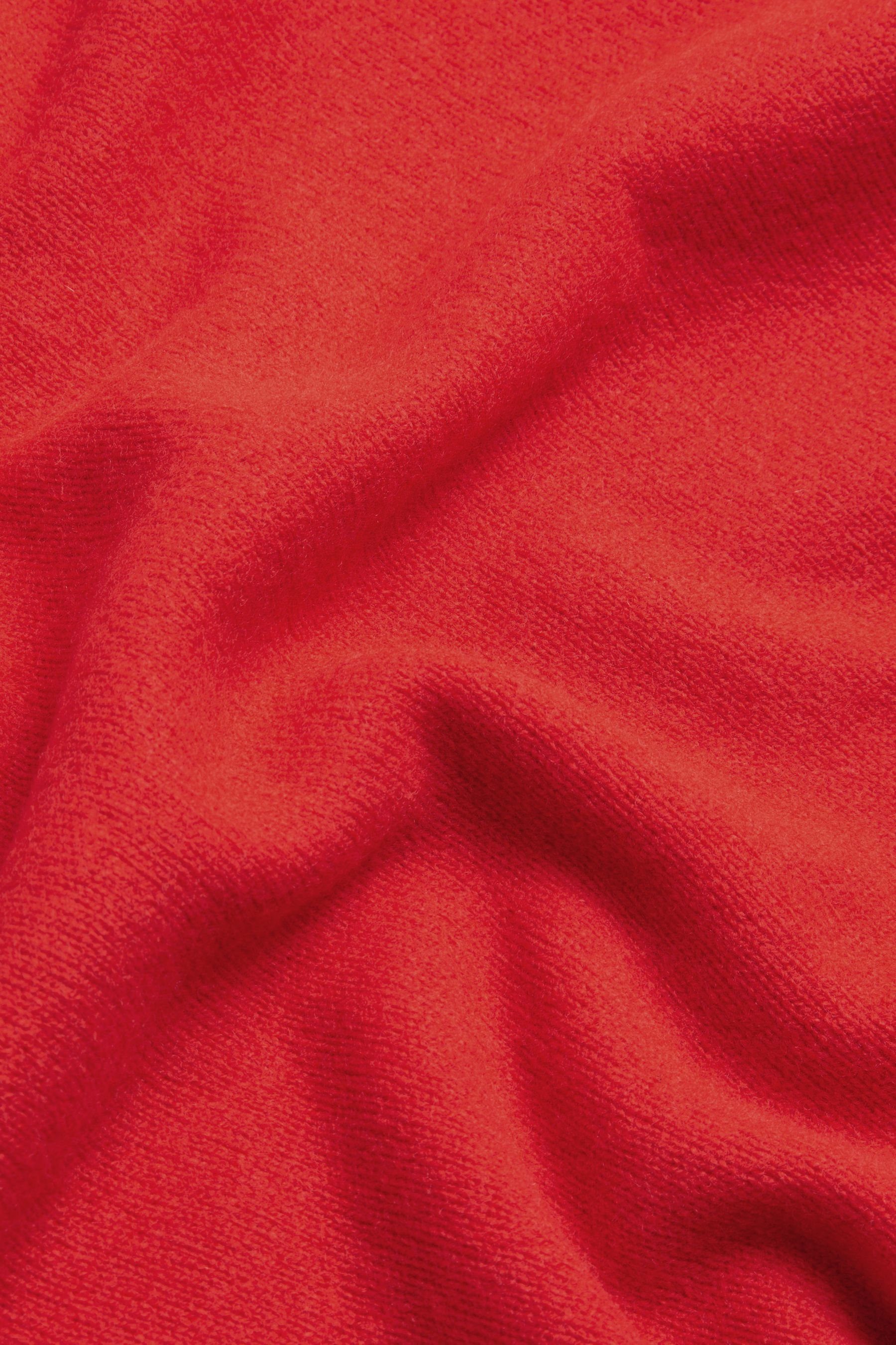 100 % Premium-Pullover mit Rundhals Red (1-tlg) Rundhalspullover Lammwolle Next