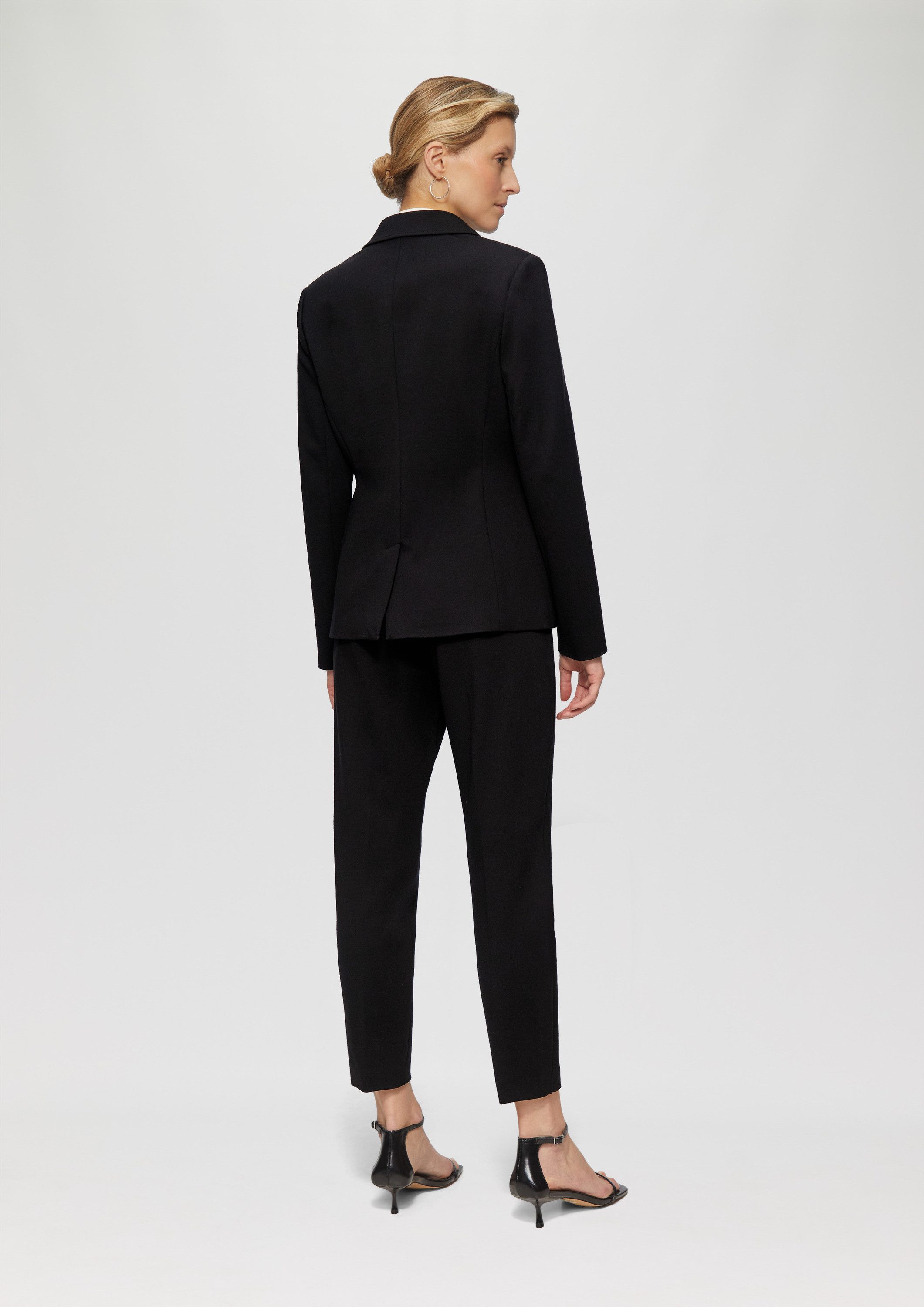 s.Oliver Jackenblazer Indoor-Blazer Taillierter Blazer mit Reverskragen