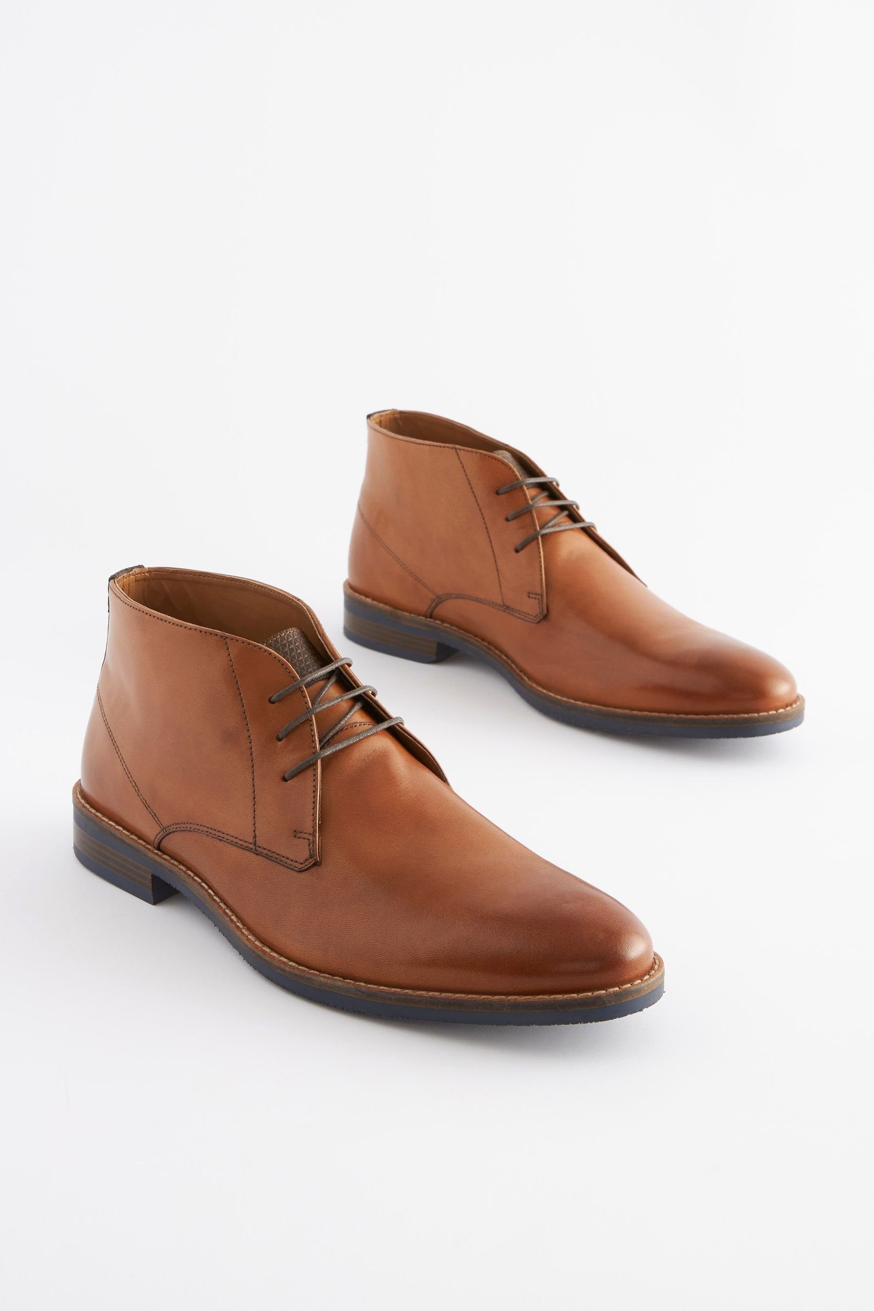 Next Halbhohe Schuhe aus Leder Stiefel günstig online kaufen
