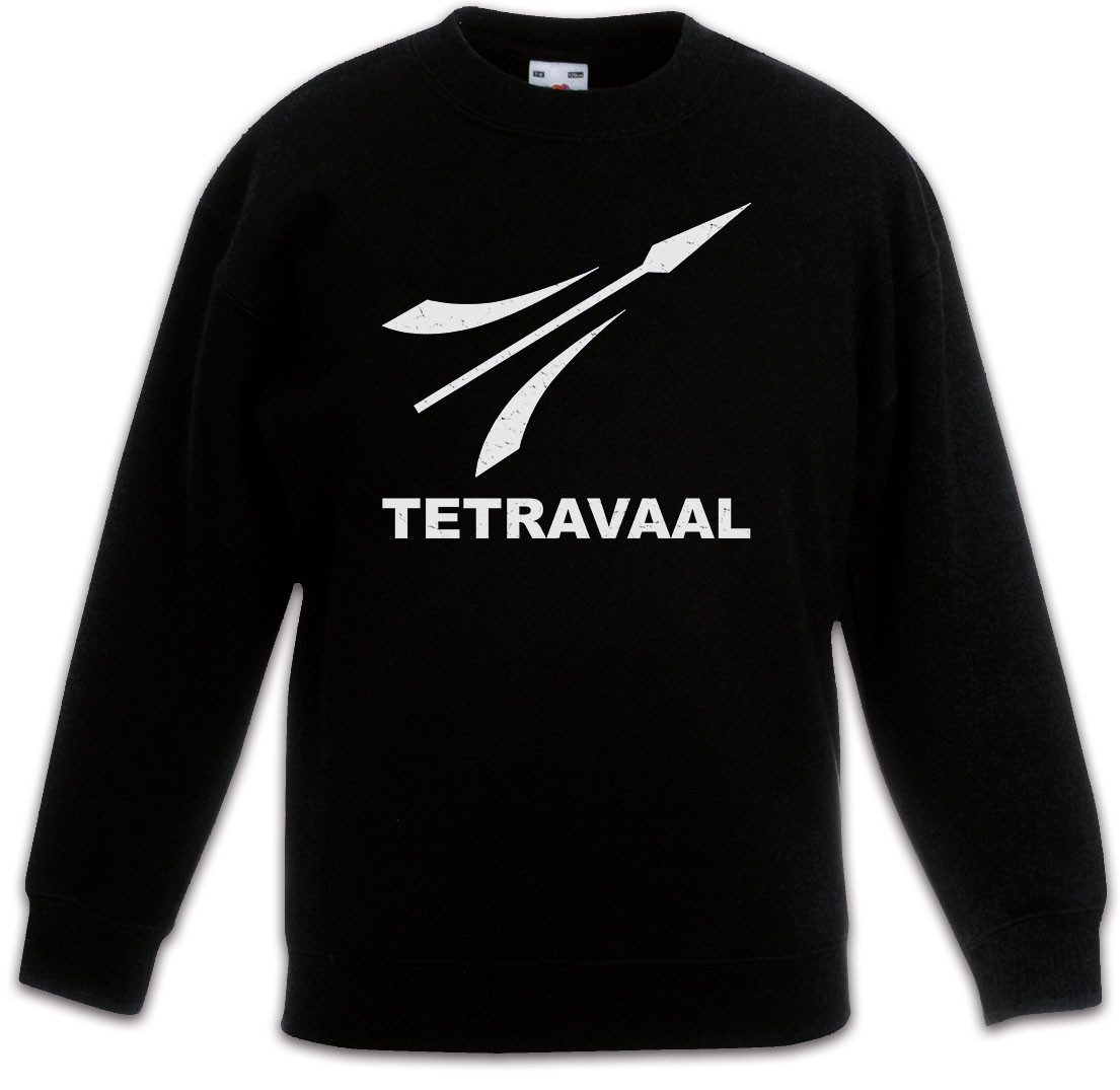 Sweatshirt Tetravaal Logo Kinderpullover Tactical Robot Sci-Fi Chappie Vaal