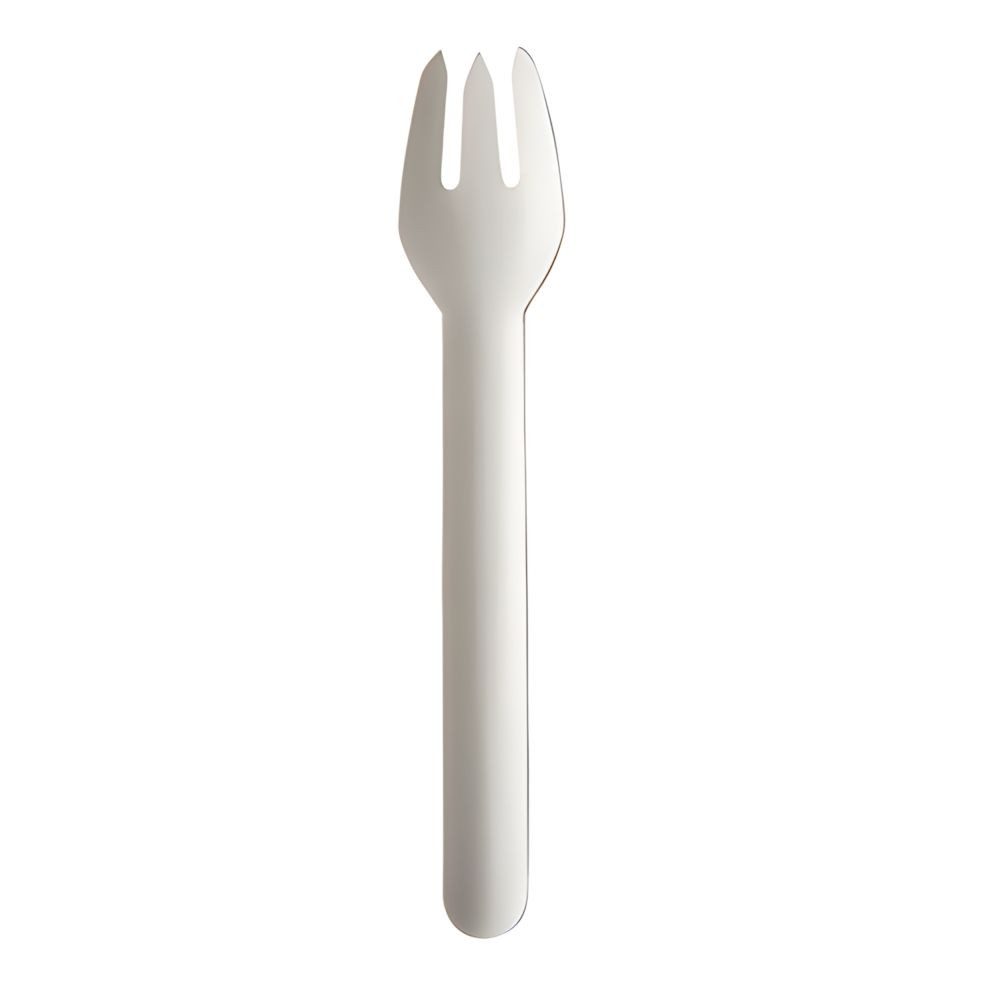 PAPSTAR Einweggabel Gabeln, Papier pure 15,5 cm weiss 400 Stk