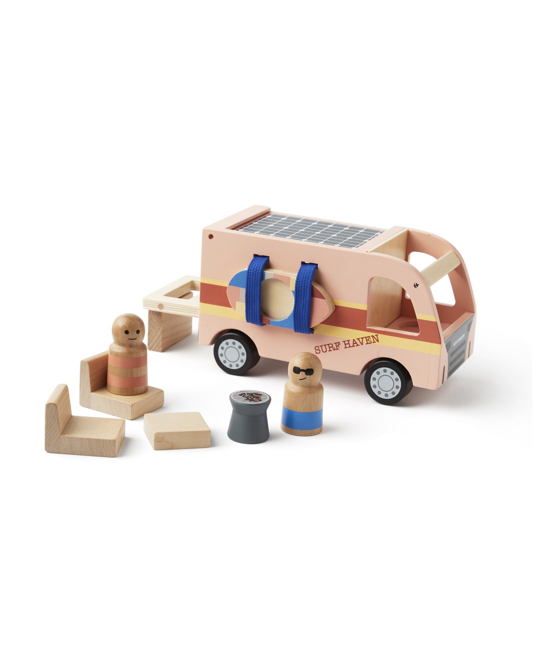 Kids Concept Spielzeug-Bus Kids Concept Kinder Wohnmobil Surfing Aiden -ab 2 Jahre - 22,5x11x13cm
