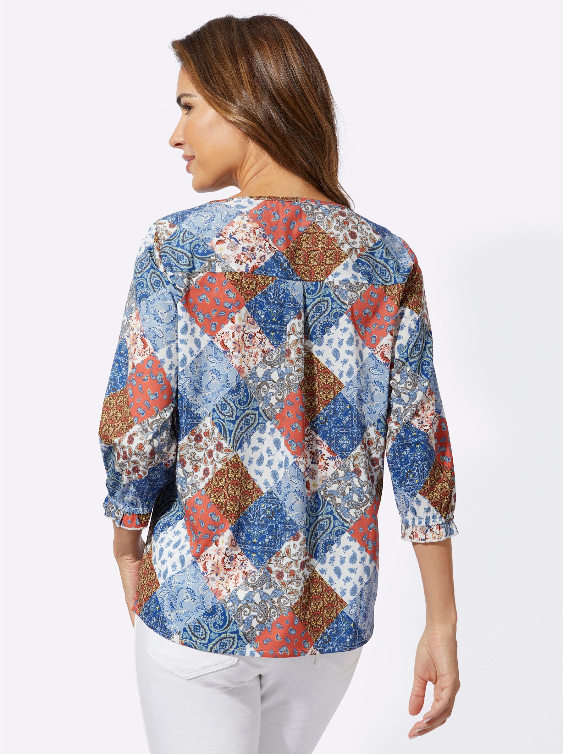 Sieh an! Klassische Bluse Schlupf-Bluse . günstig online kaufen