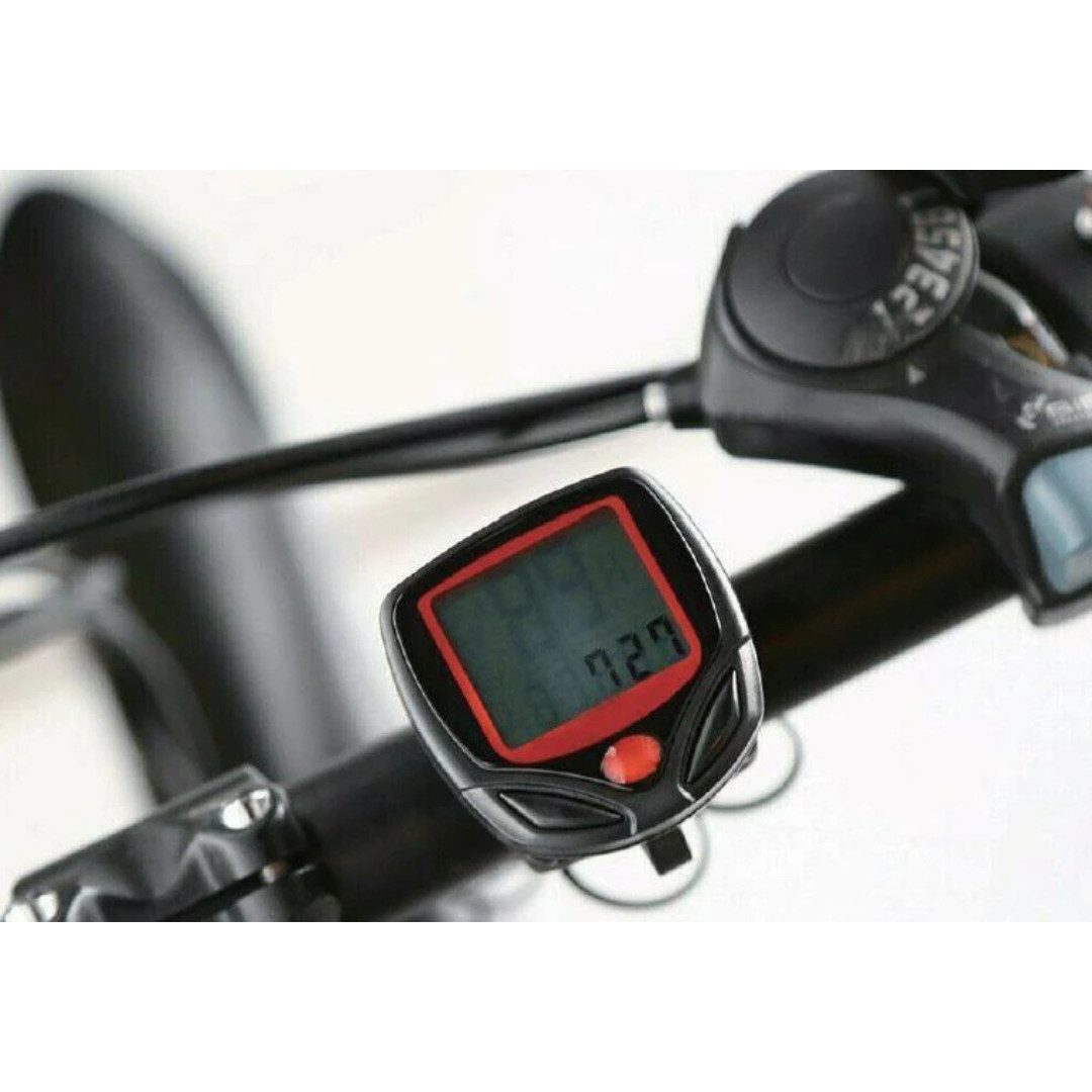 BENSON Fahrradcomputer Fahrradcomputer LCD Kabelgebunden 14 Funktionen Fahrradtacho (1-St., Set), 14 Funktionen, Kabelgebundene Datenübertragung – Bild 4 von 5