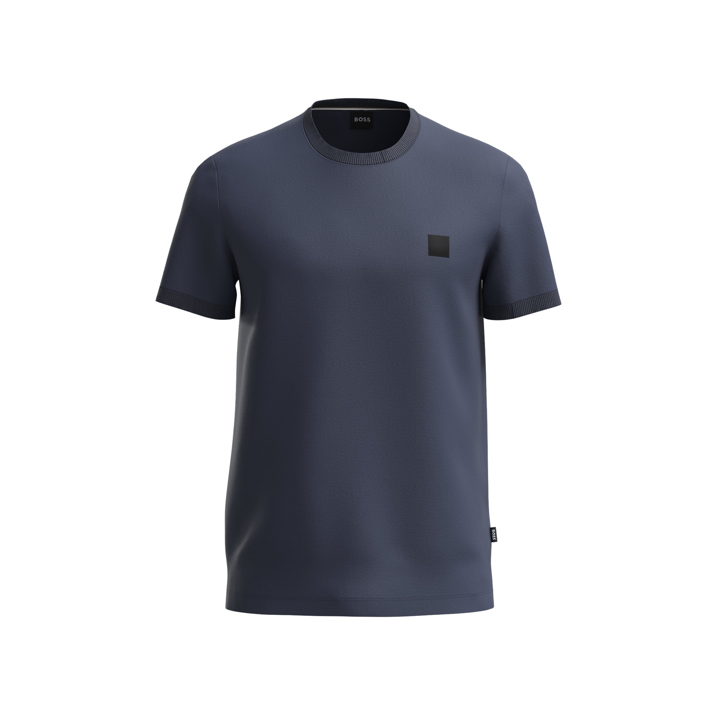 BOSS T-Shirt Tiburt (1-tlg) Blau (404)