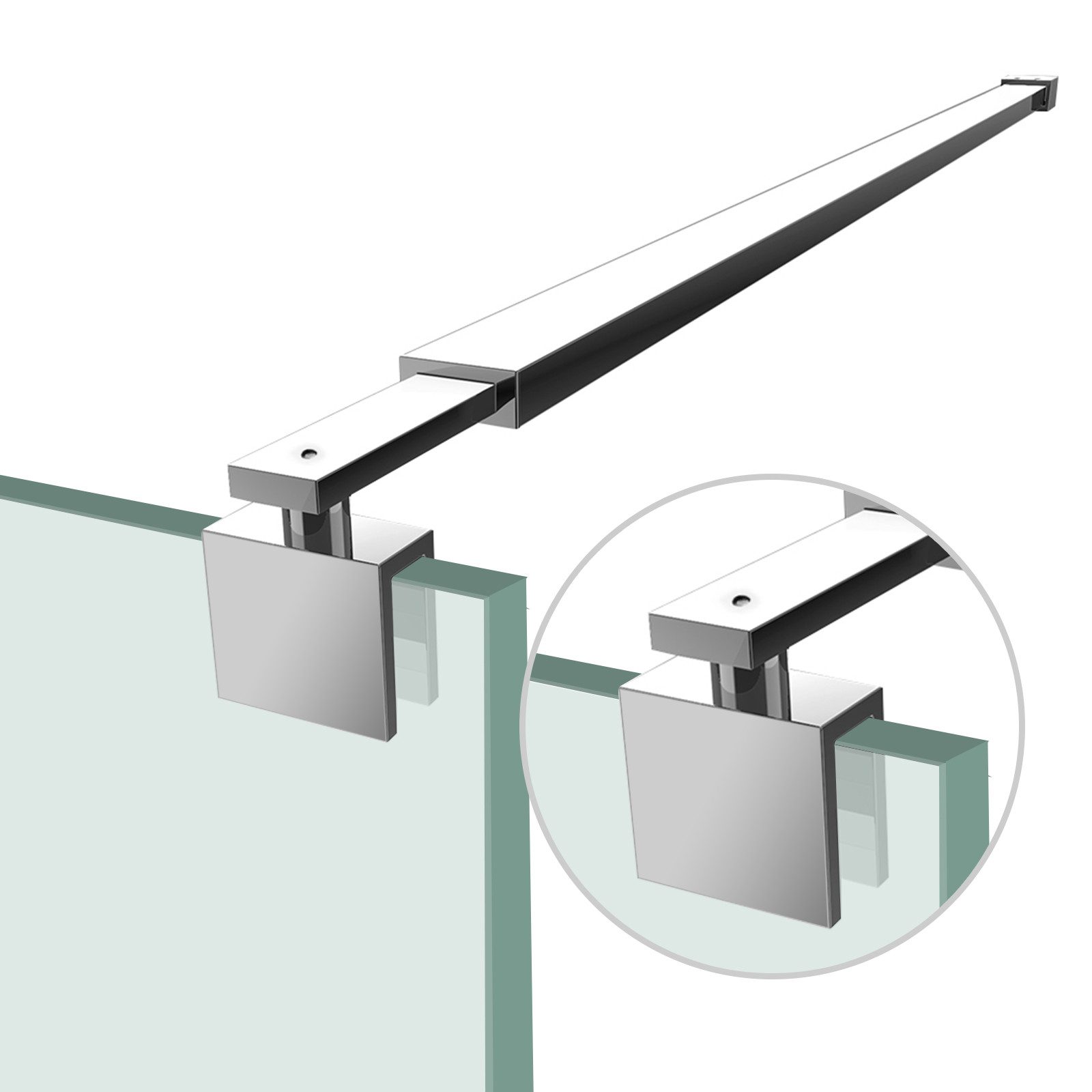 MEYKOERS Duschwand-Stabilisationsstange Stabilisator Duschwand Haltestange günstig online kaufen