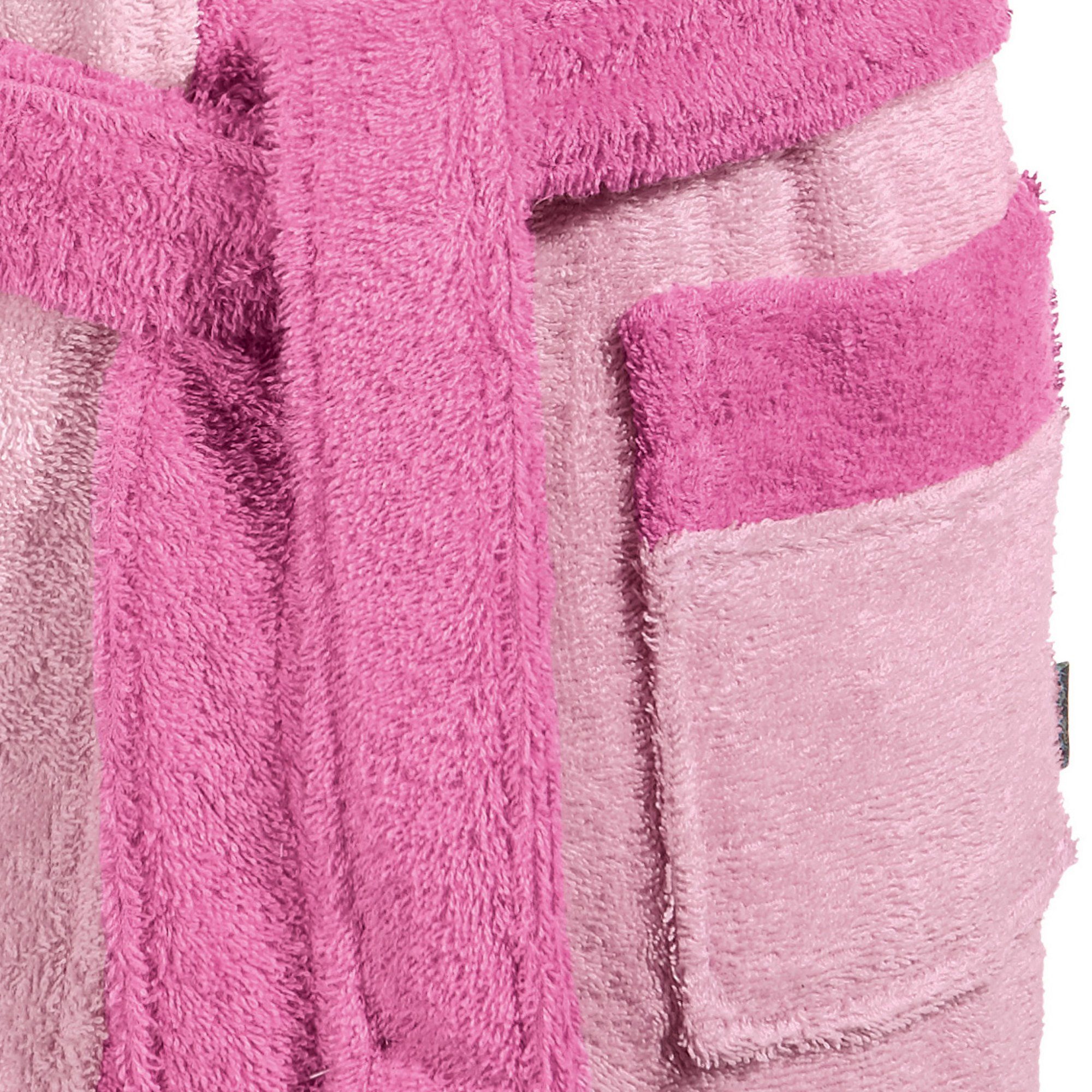 Erwin Müller Kinderbademantel Kinder-Bademantel mit Kapuze, Rückenlänge: 65 cm, Frottier, mit Kapuze/mit Aufsatztasche:, default, Walk-Frottier Uni/Motiv: Prinz – Bild 5 von 5