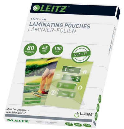 LEITZ Fotoalbum 100 LEITZ Laminierfolien glänzend für A5 80 micron