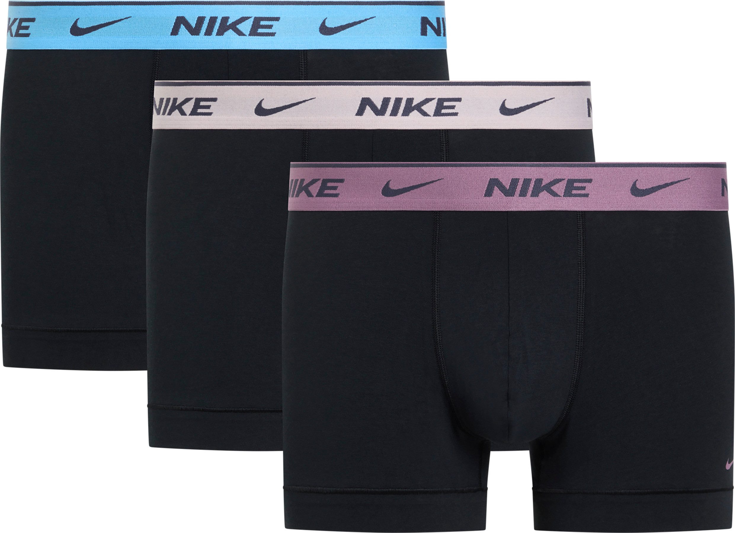 Nike Underwear Trunk TRUNK 3PK (Packung, 3-St., 3er) mit Logo-Elastikbund