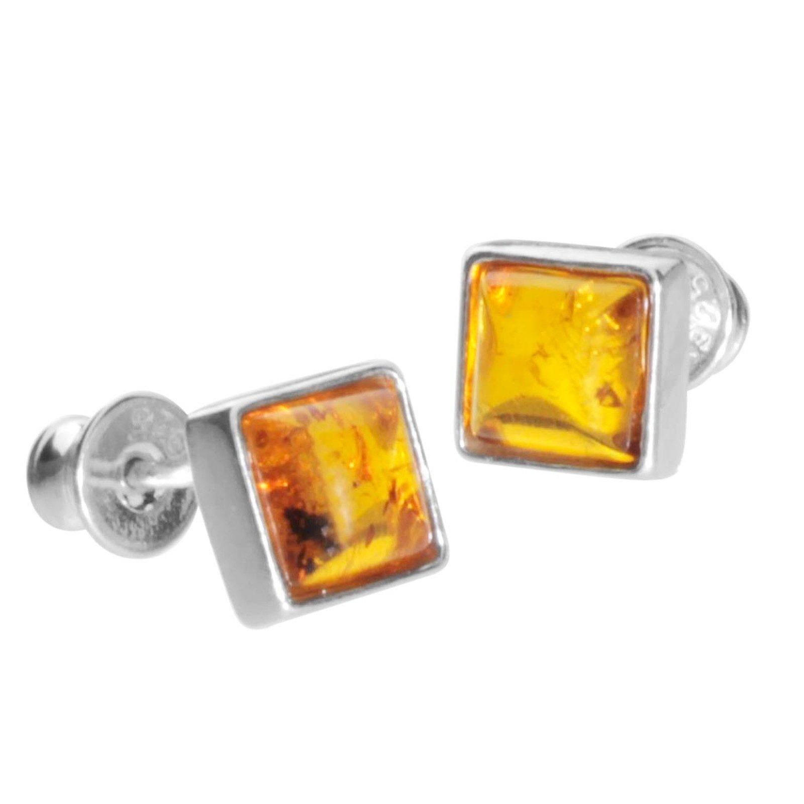 OSTSEE-SCHMUCK Paar Ohrstecker Ostsee-Schmuck Ohrstecker Classic 6 x 6 mm ( günstig online kaufen