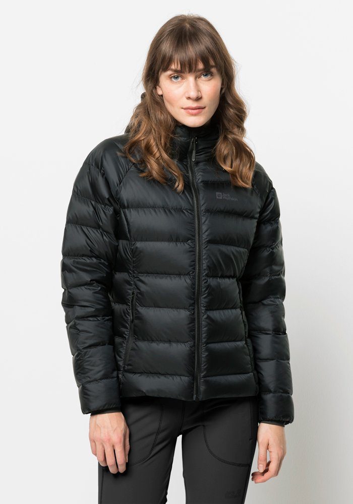 Jack Wolfskin Daunenjacke NEBELHORN DOWN black HOODY W