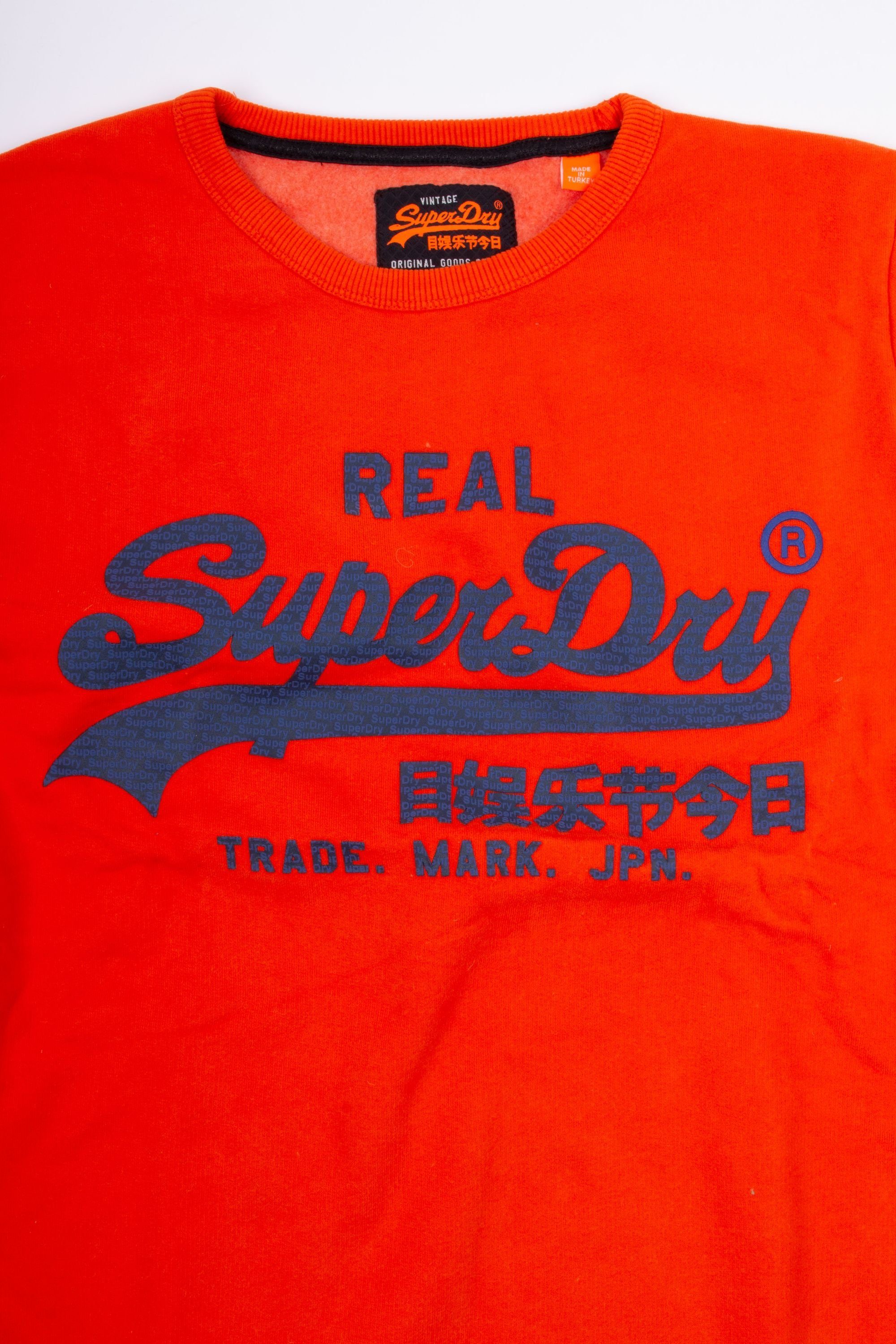 Superdry Sweatshirt Superdry Herren Sweatshirt Superdry ClassicPrint Orange